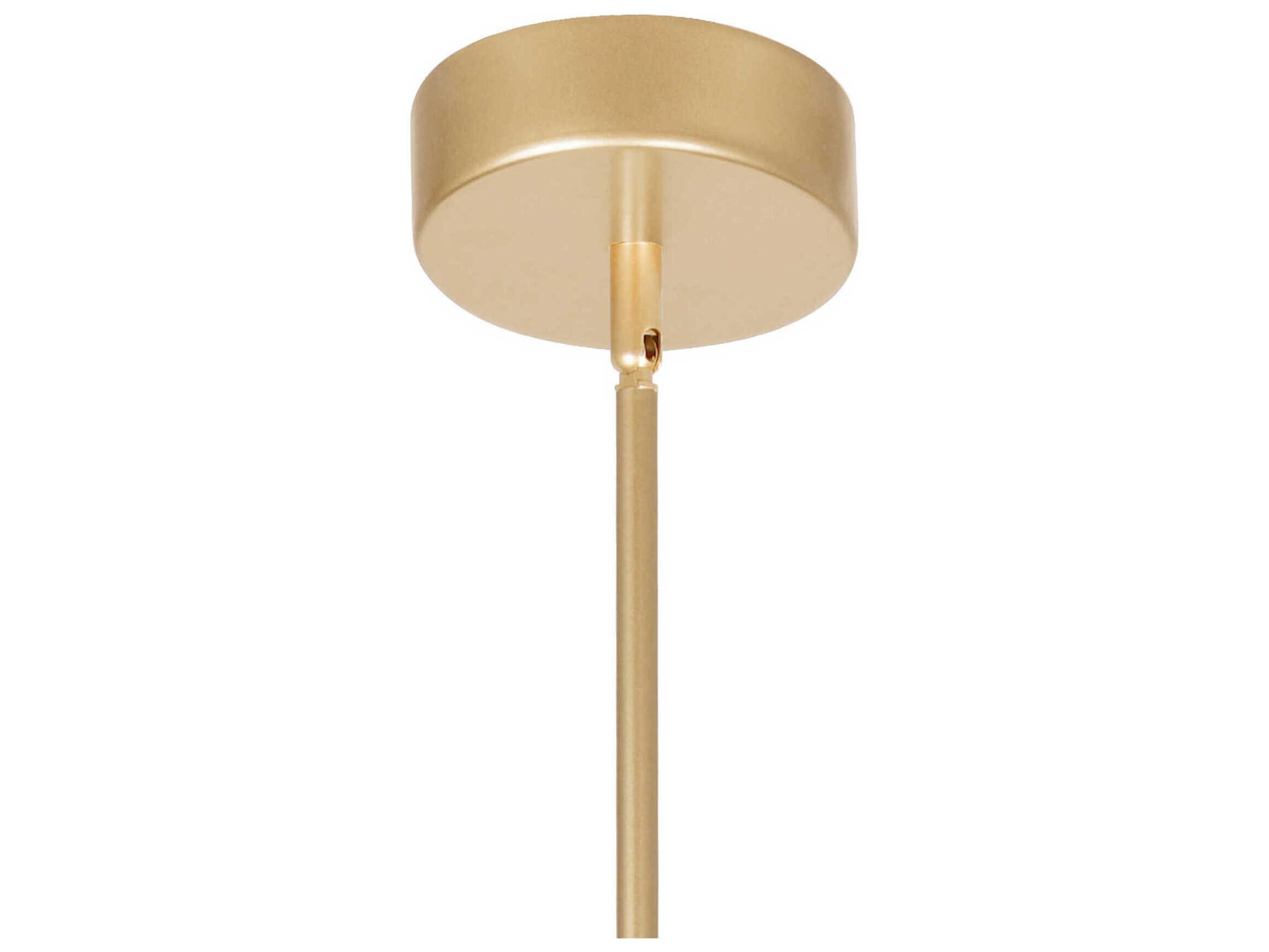 CWI Lighting Pipes 1-Light Sun Gold Cylinder Mini Pendant