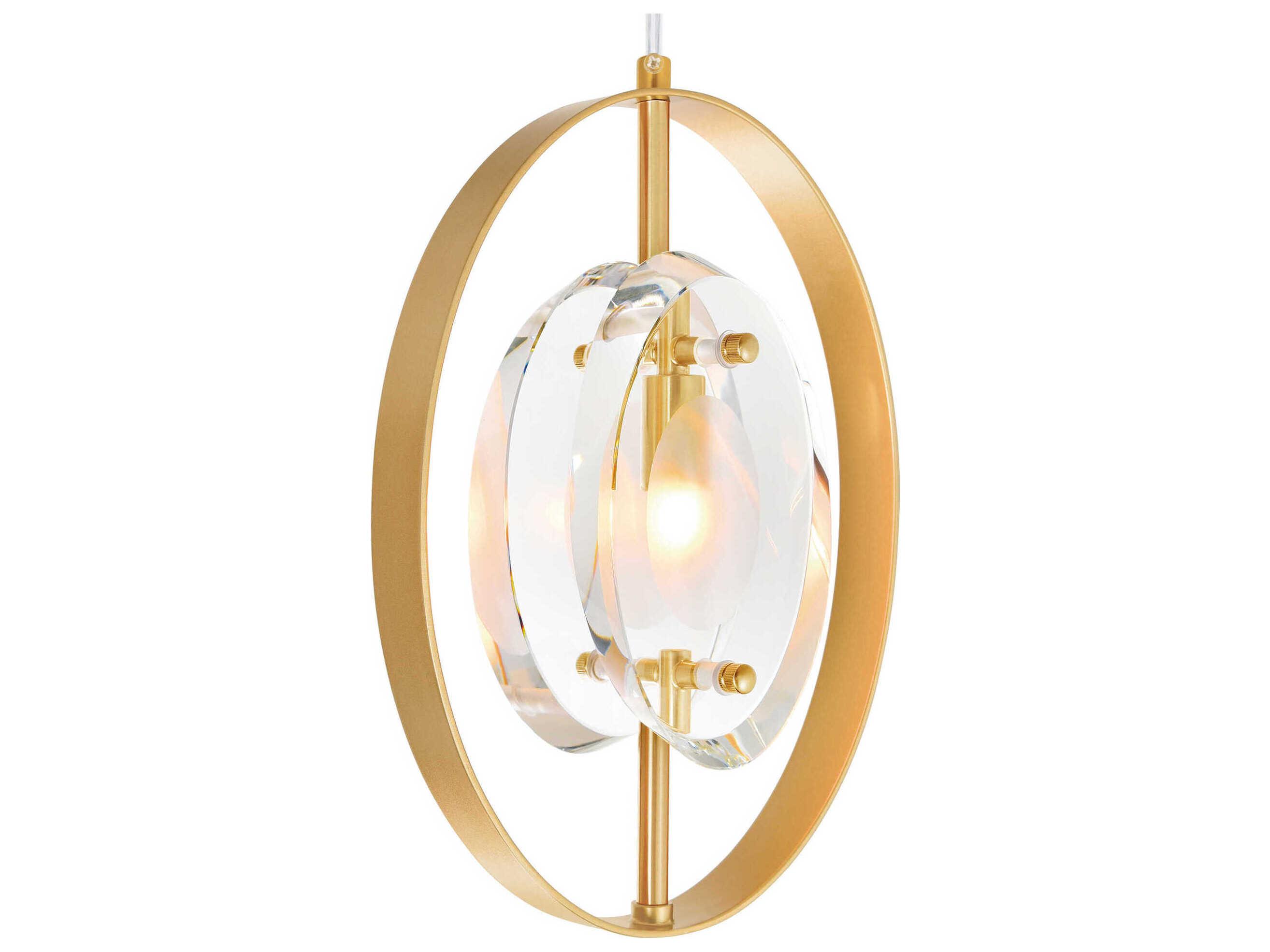 CWI Lighting Iris 6-Light Sun Gold Pendant
