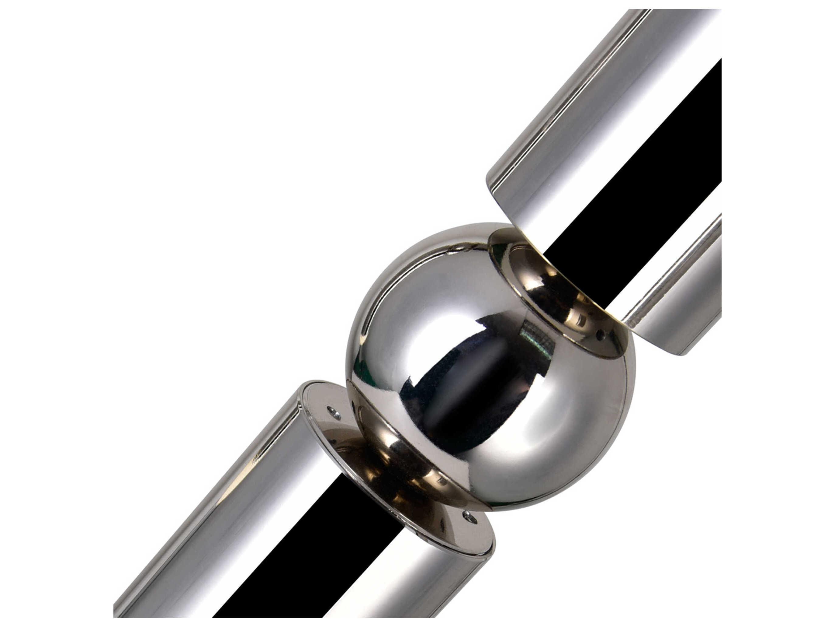 CWI Lighting Chime Polished Nickel Linear Mini Pendant