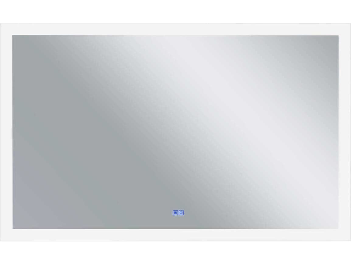 CWI Lighting Abigail White Rectangular Wall Mirror