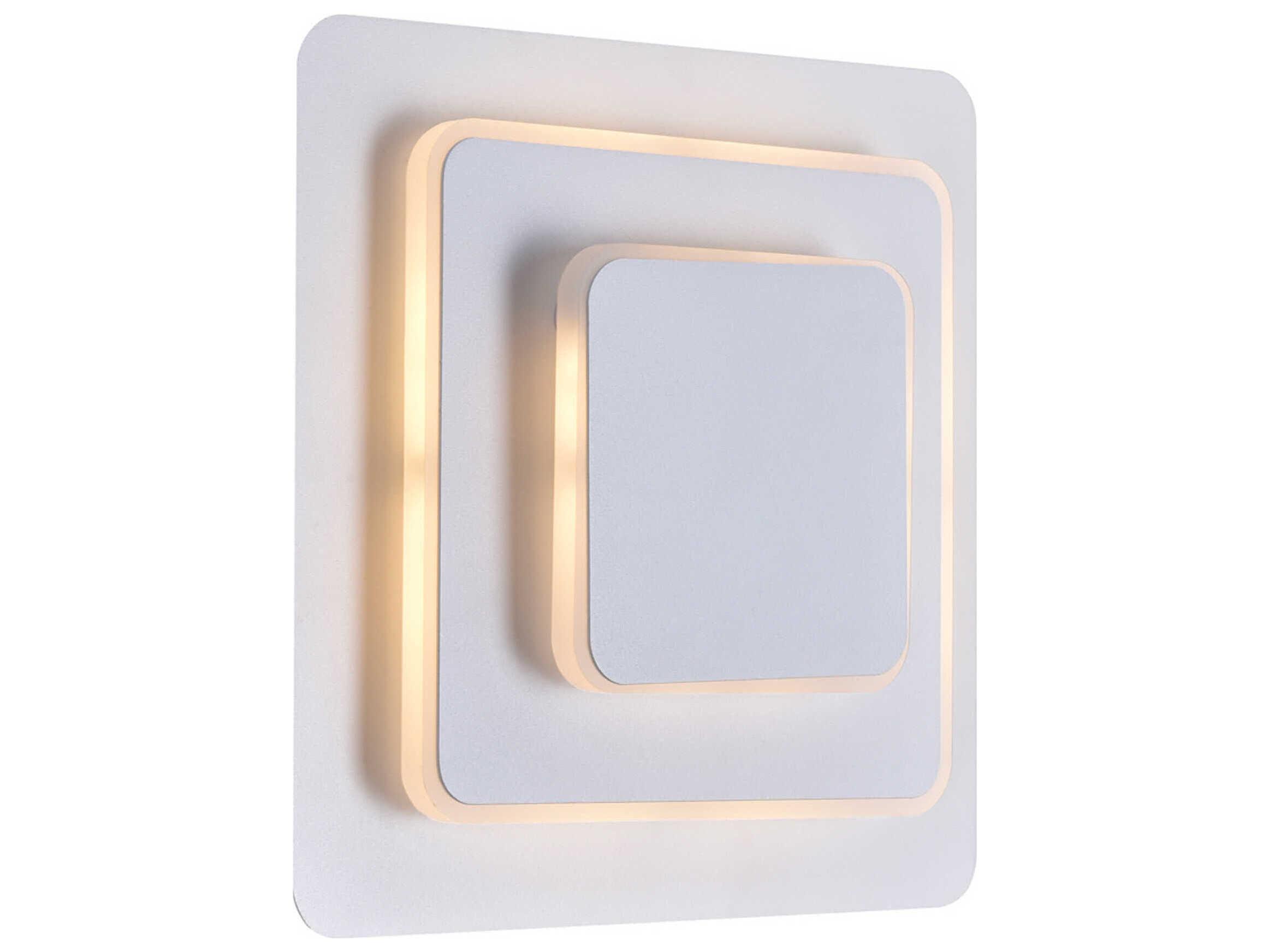 CWI Lighting Private I Matte White Wall Sconce