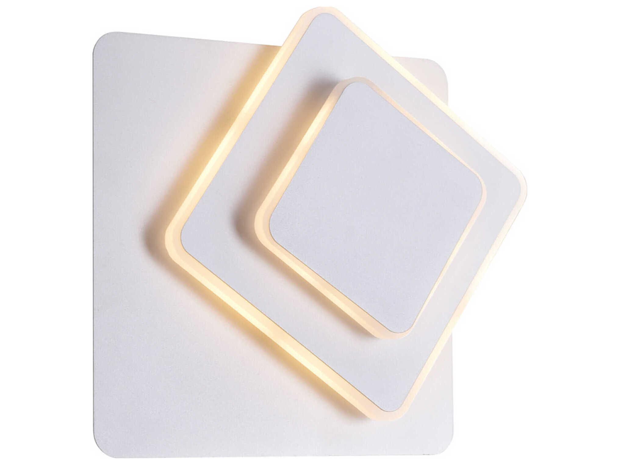 CWI Lighting Private I Matte White Wall Sconce