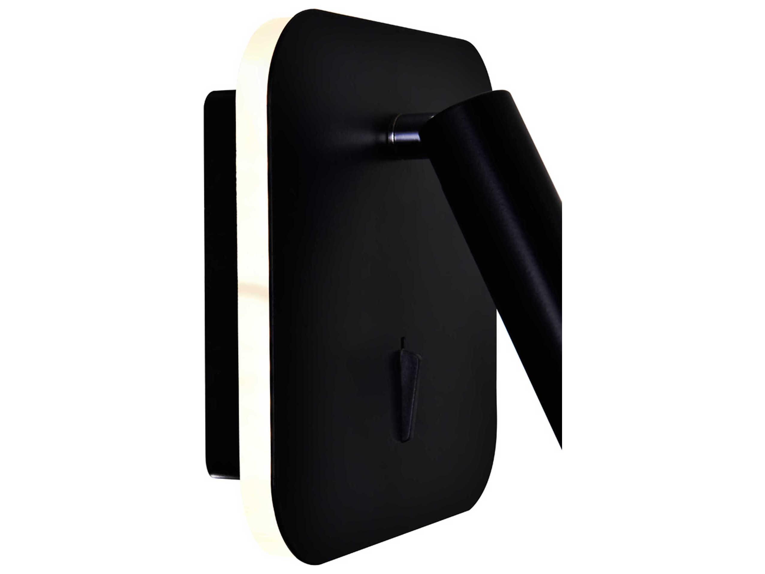CWI Lighting Private I Matte Black Wall Sconce