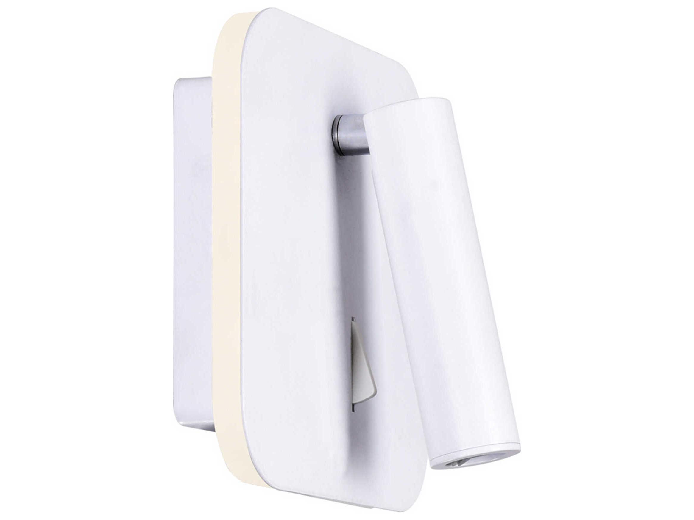 CWI Lighting Private I Matte White Wall Sconce