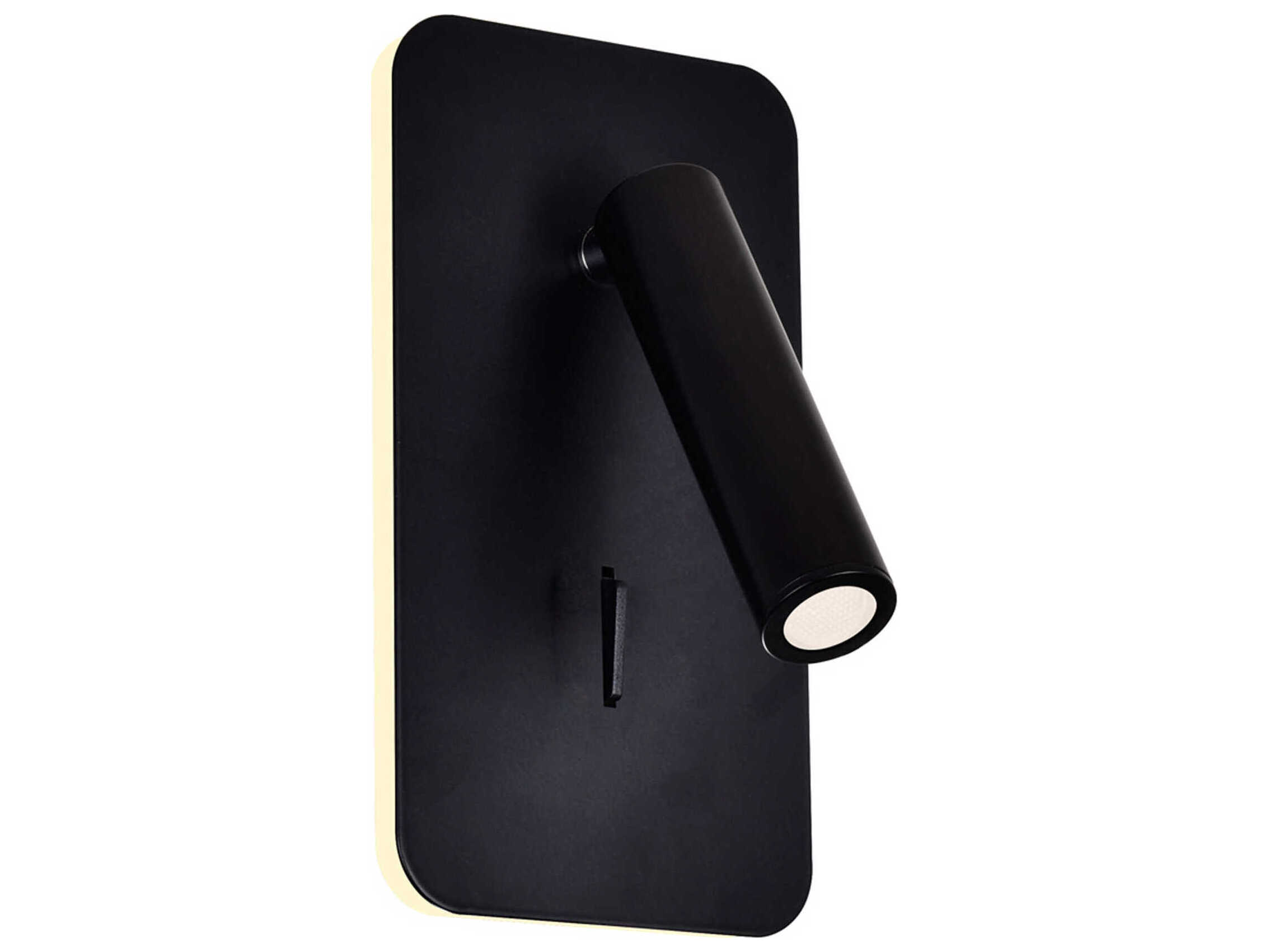 CWI Lighting Private I Matte Black Wall Sconce