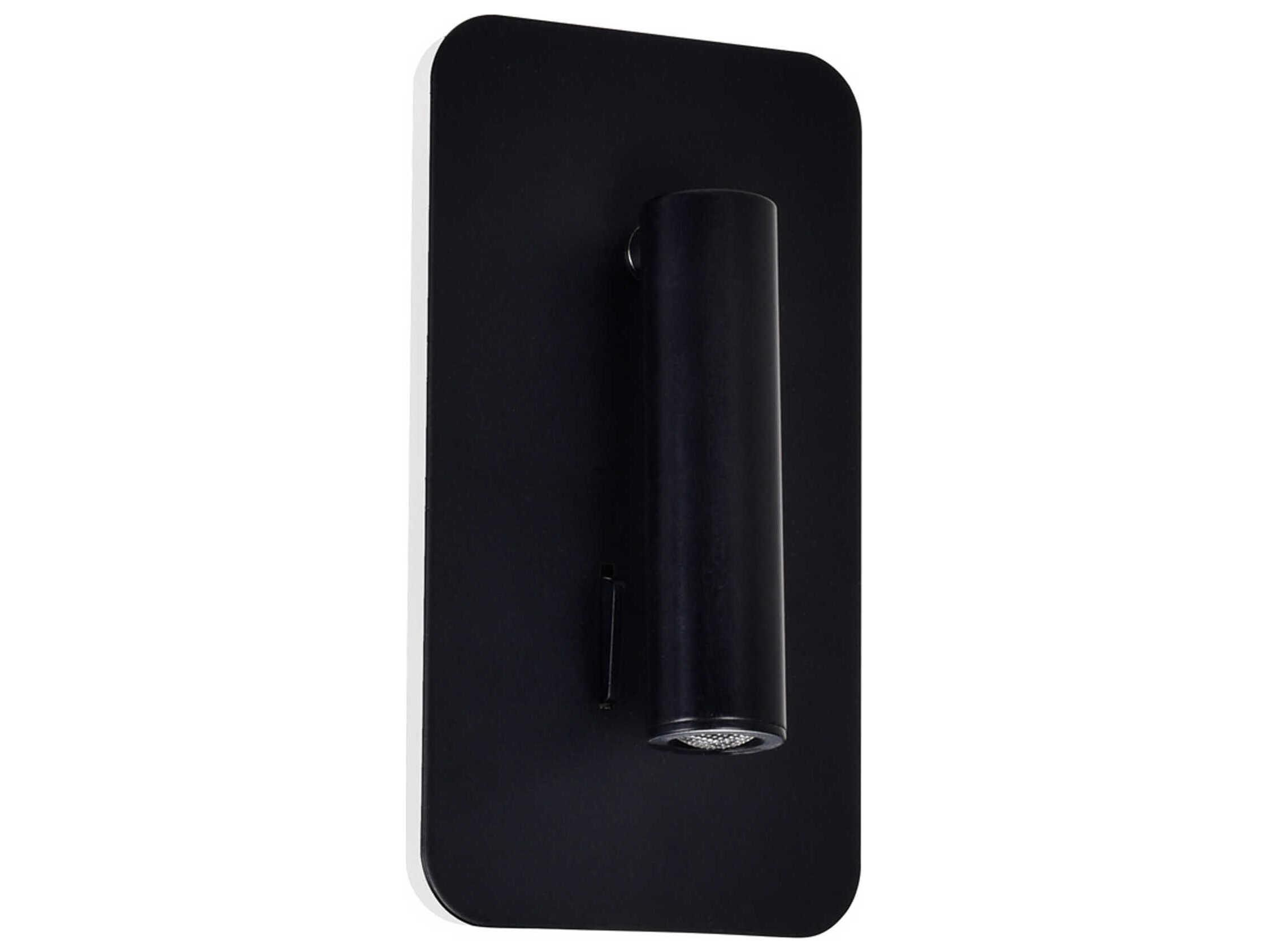 CWI Lighting Private I Matte Black Wall Sconce