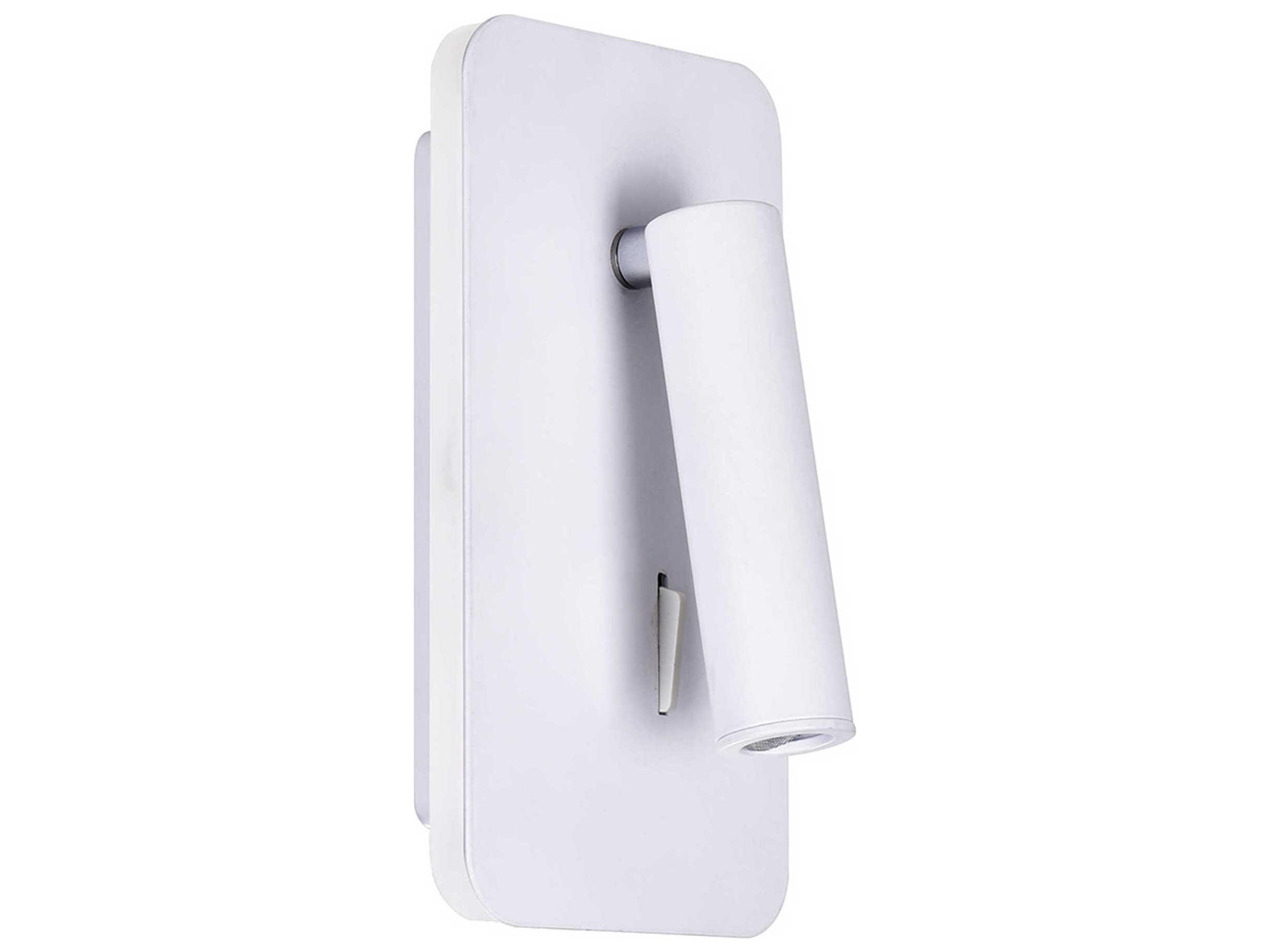 CWI Lighting Private I Matte White Wall Sconce