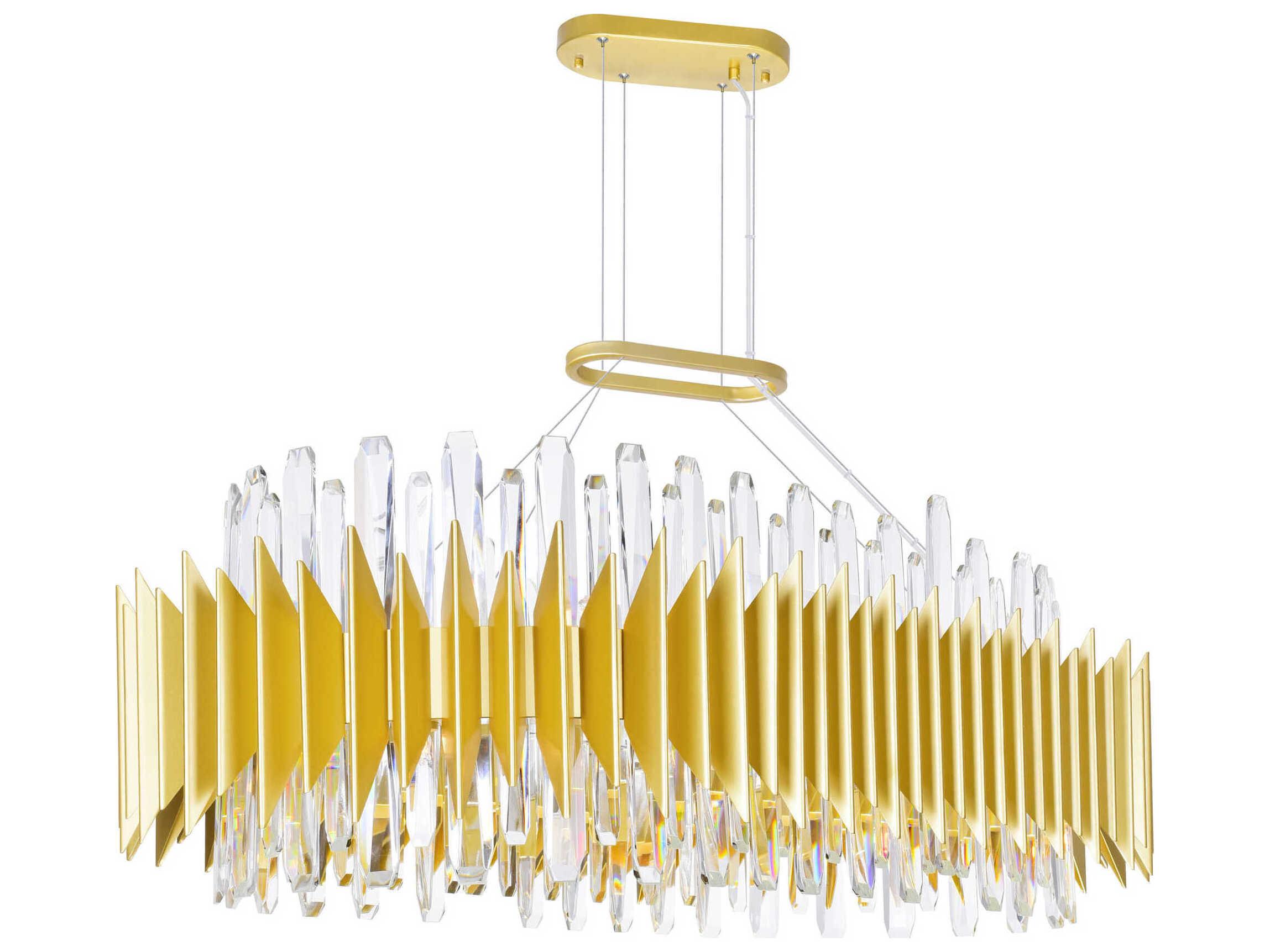 CWI Lighting Cityscape 20-Light Satin Gold Island Pendant