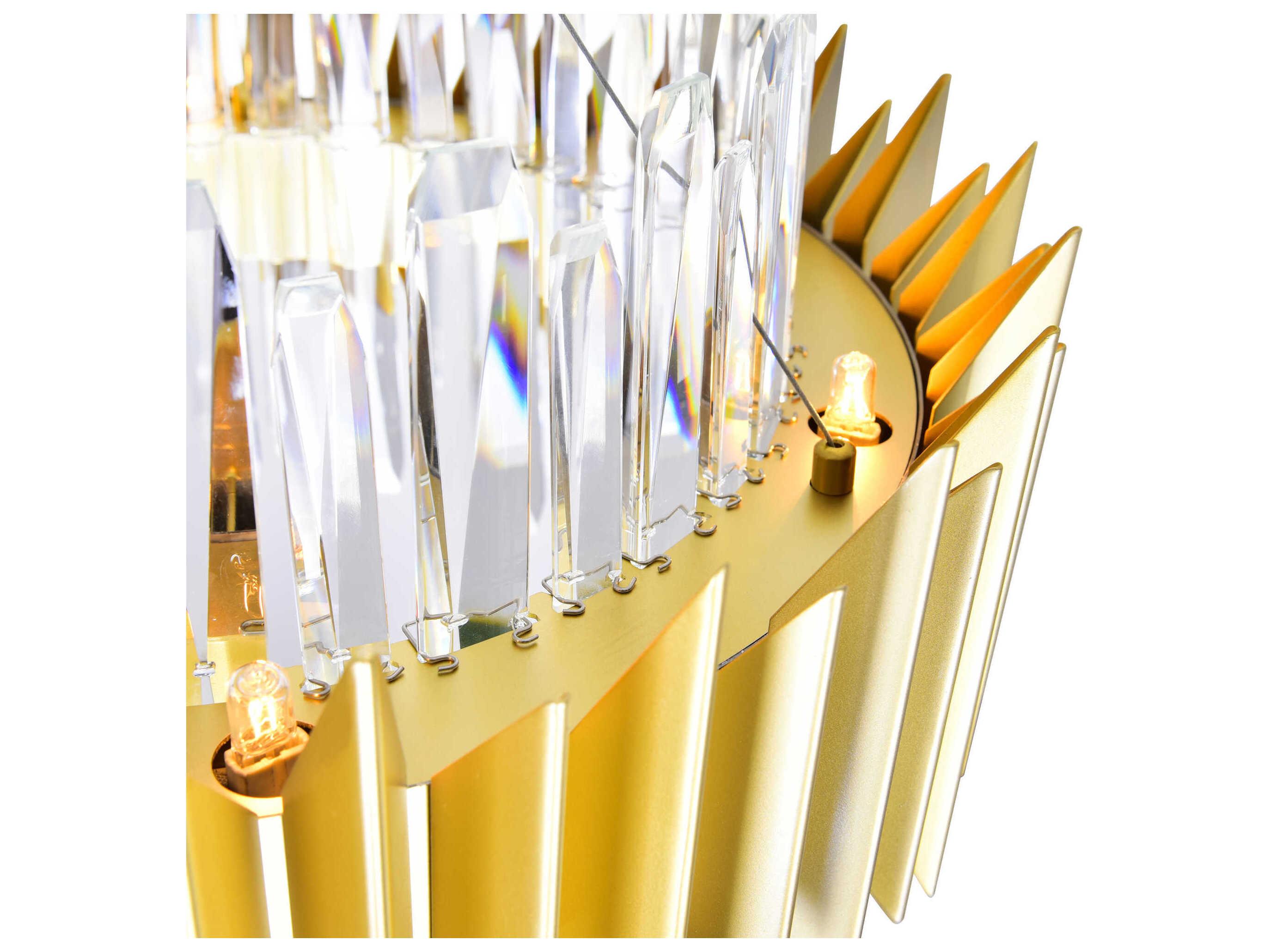 CWI Lighting Cityscape 20-Light Satin Gold Island Pendant