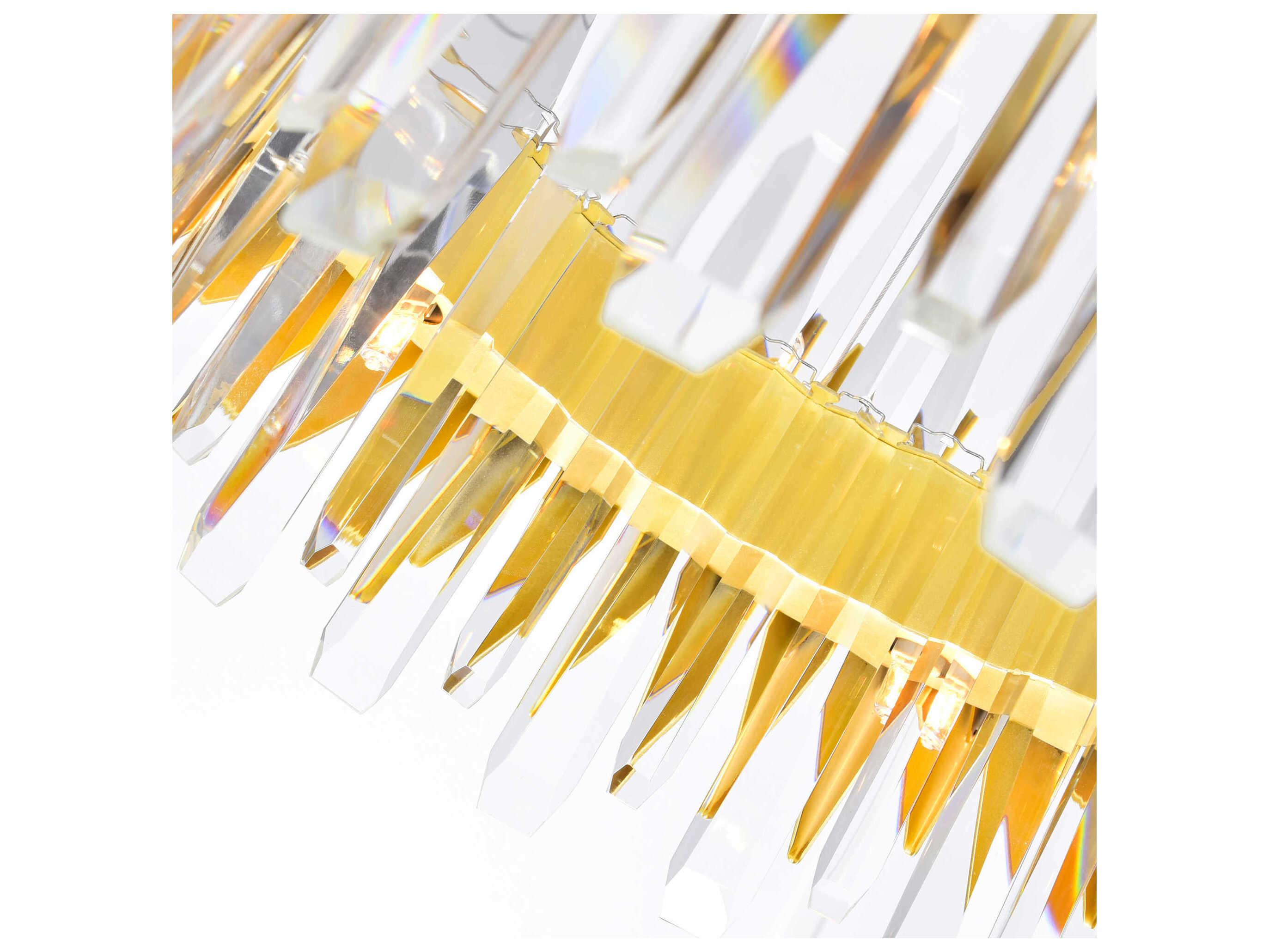 CWI Lighting Cityscape 20-Light Satin Gold Island Pendant