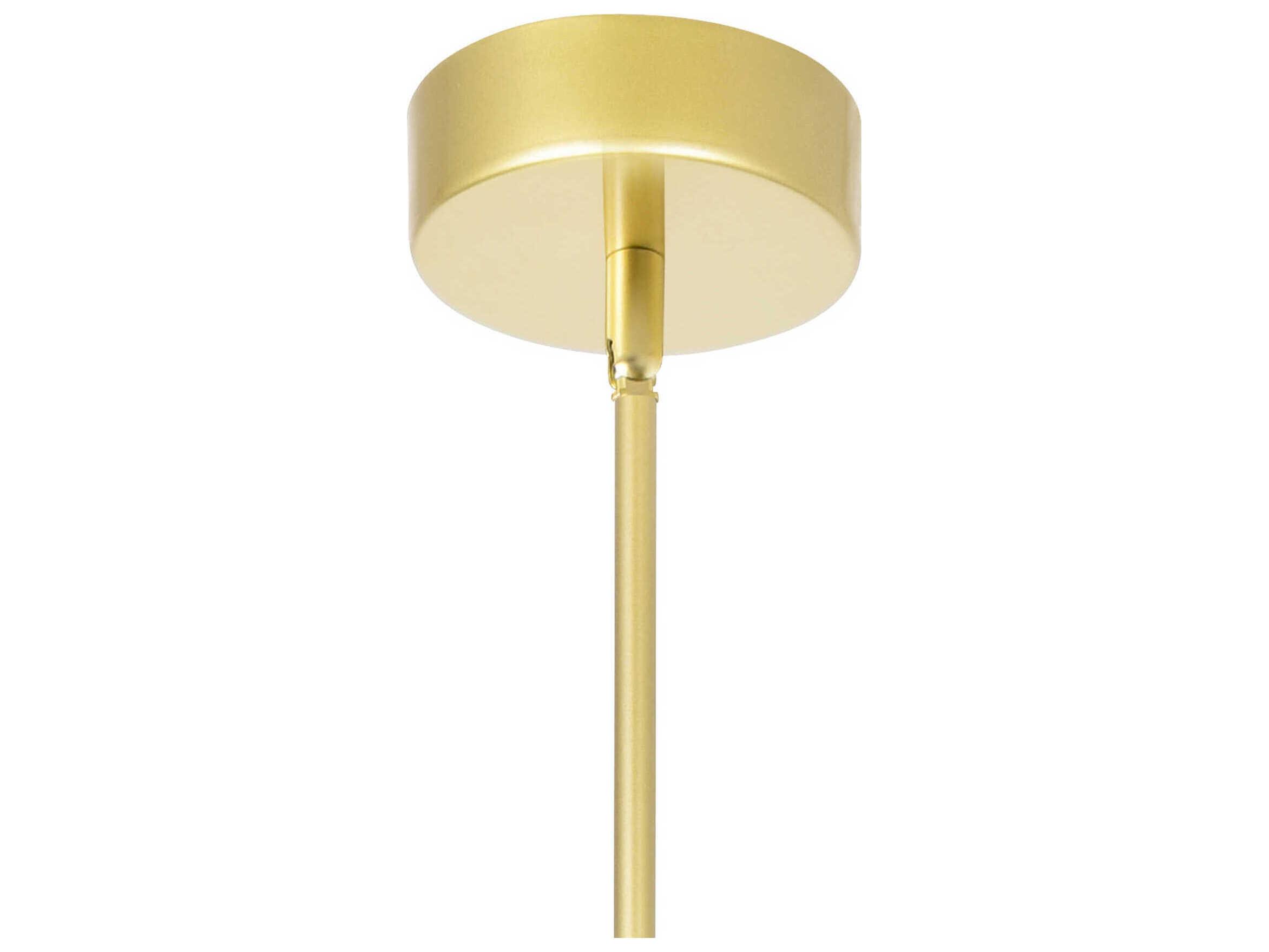 CWI Lighting Hoops Satin Gold Round Mini Pendant