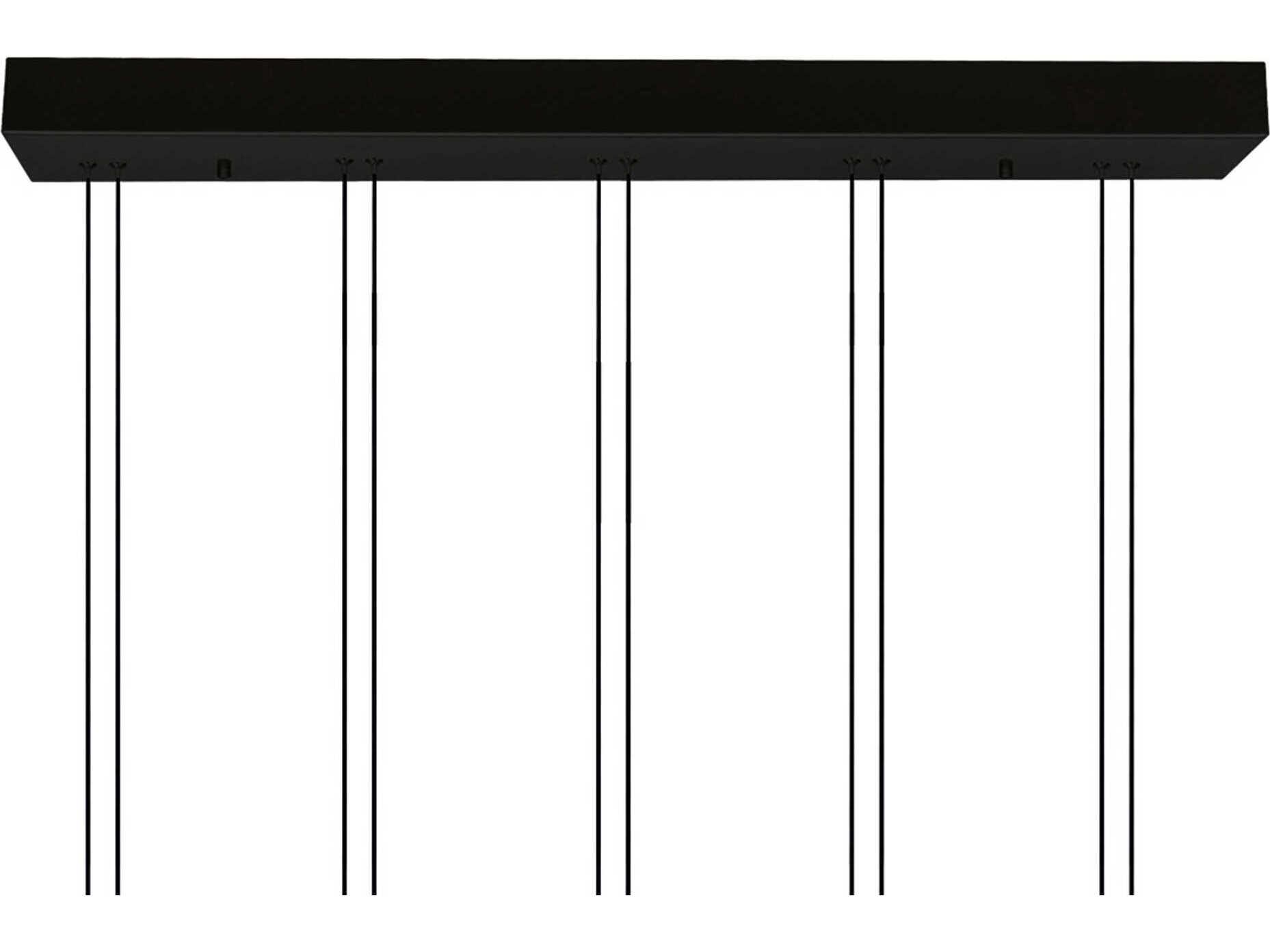 CWI Lighting Hoops Black Round Pendant