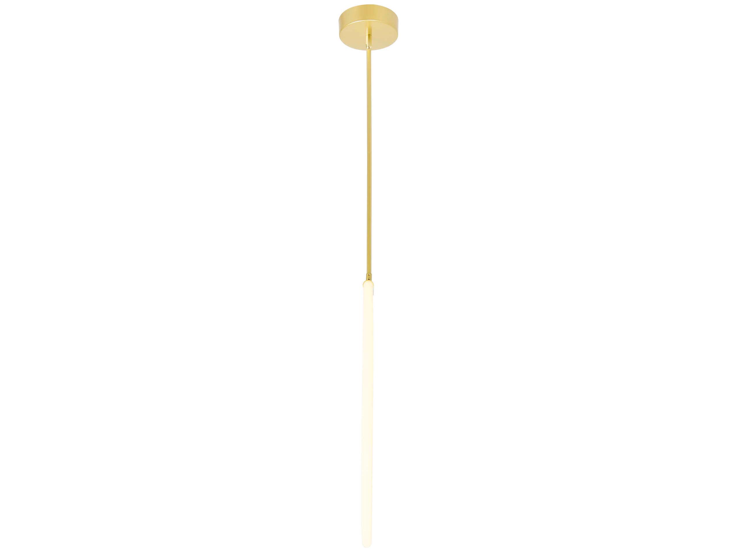 CWI Lighting Hoops Satin Gold Round Pendant