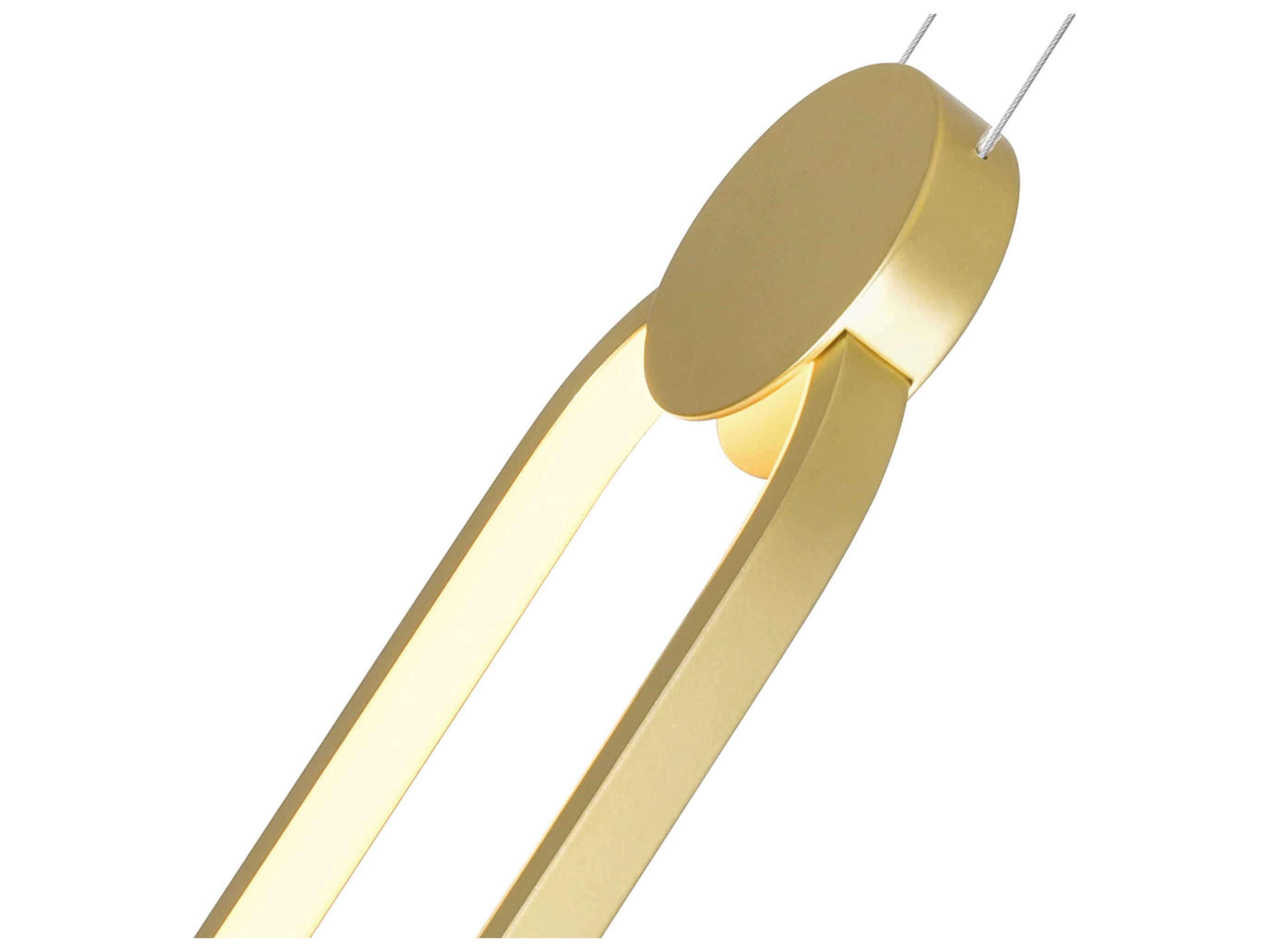 CWI Lighting Pulley Satin Gold Geometric Mini Pendant