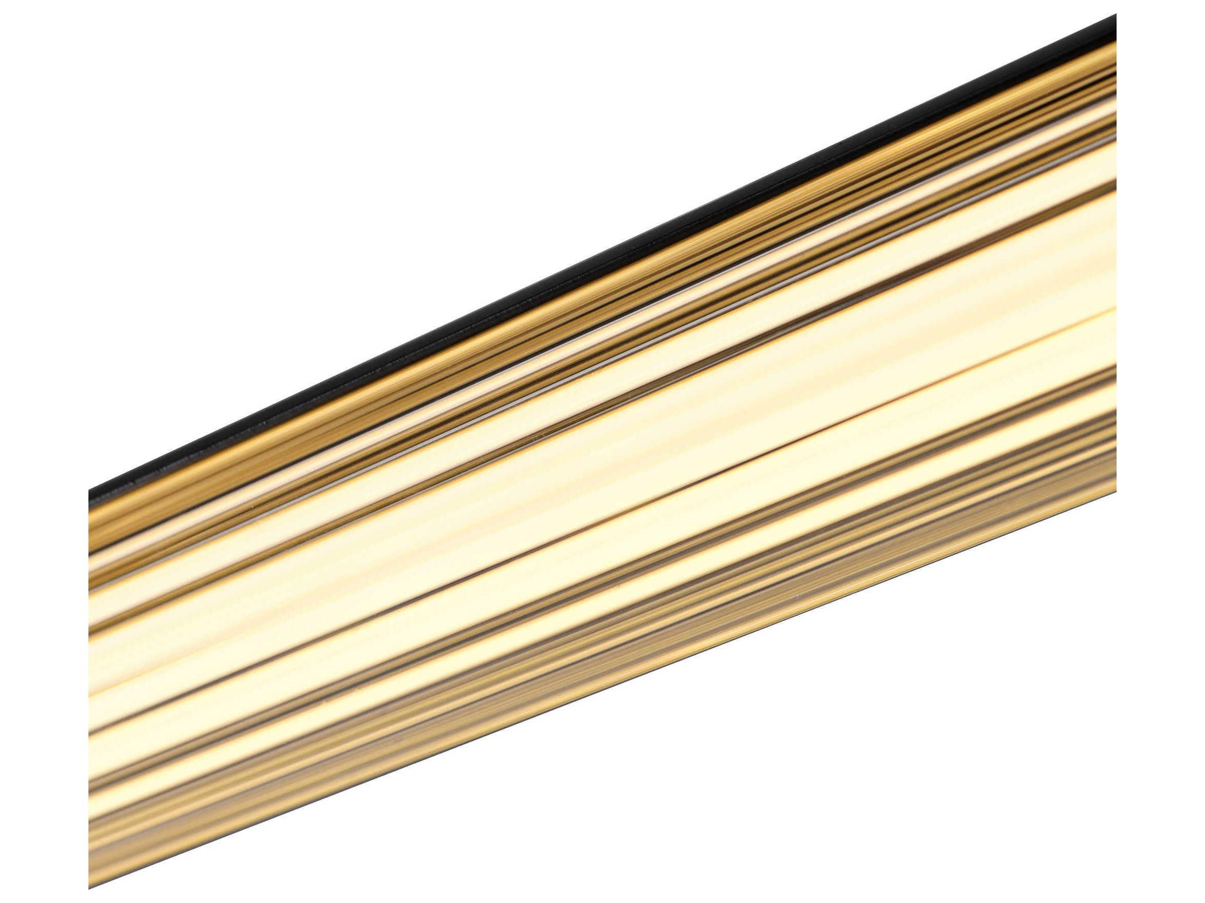 CWI Lighting Neva Black Linear Island Pendant