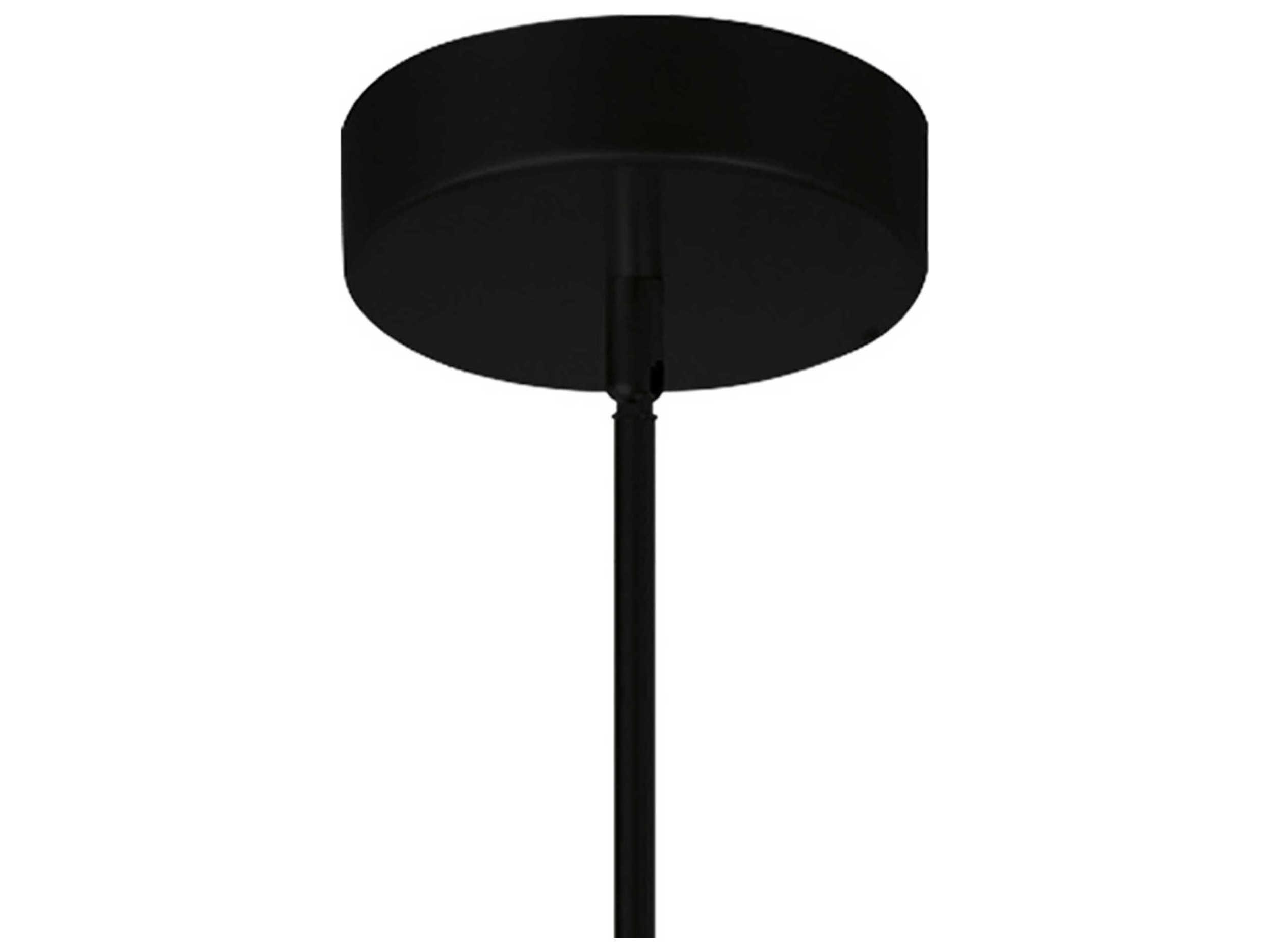CWI Lighting Oskil Black Sputnik Pendant