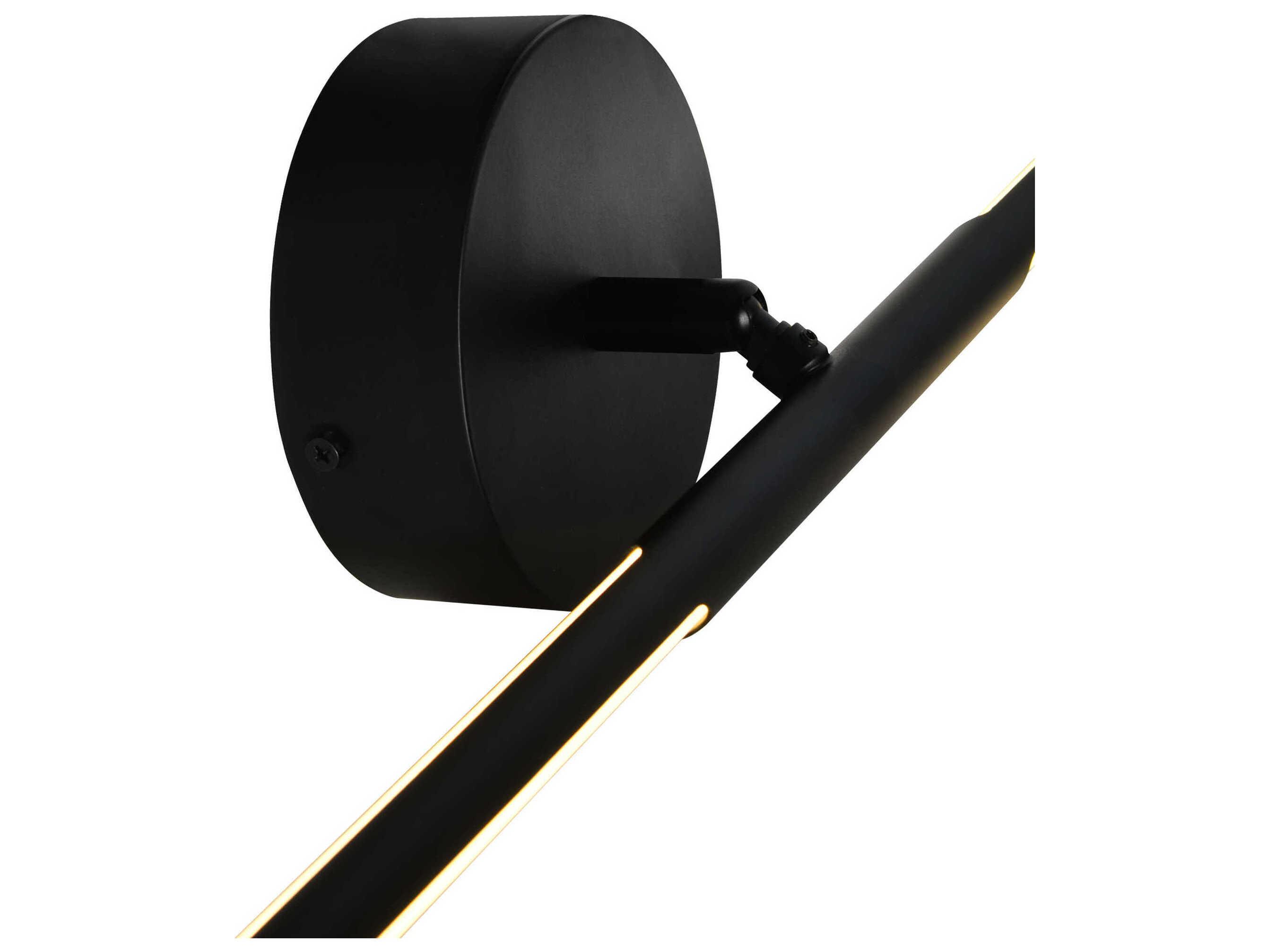 CWI Lighting Oskil Black Picture Light