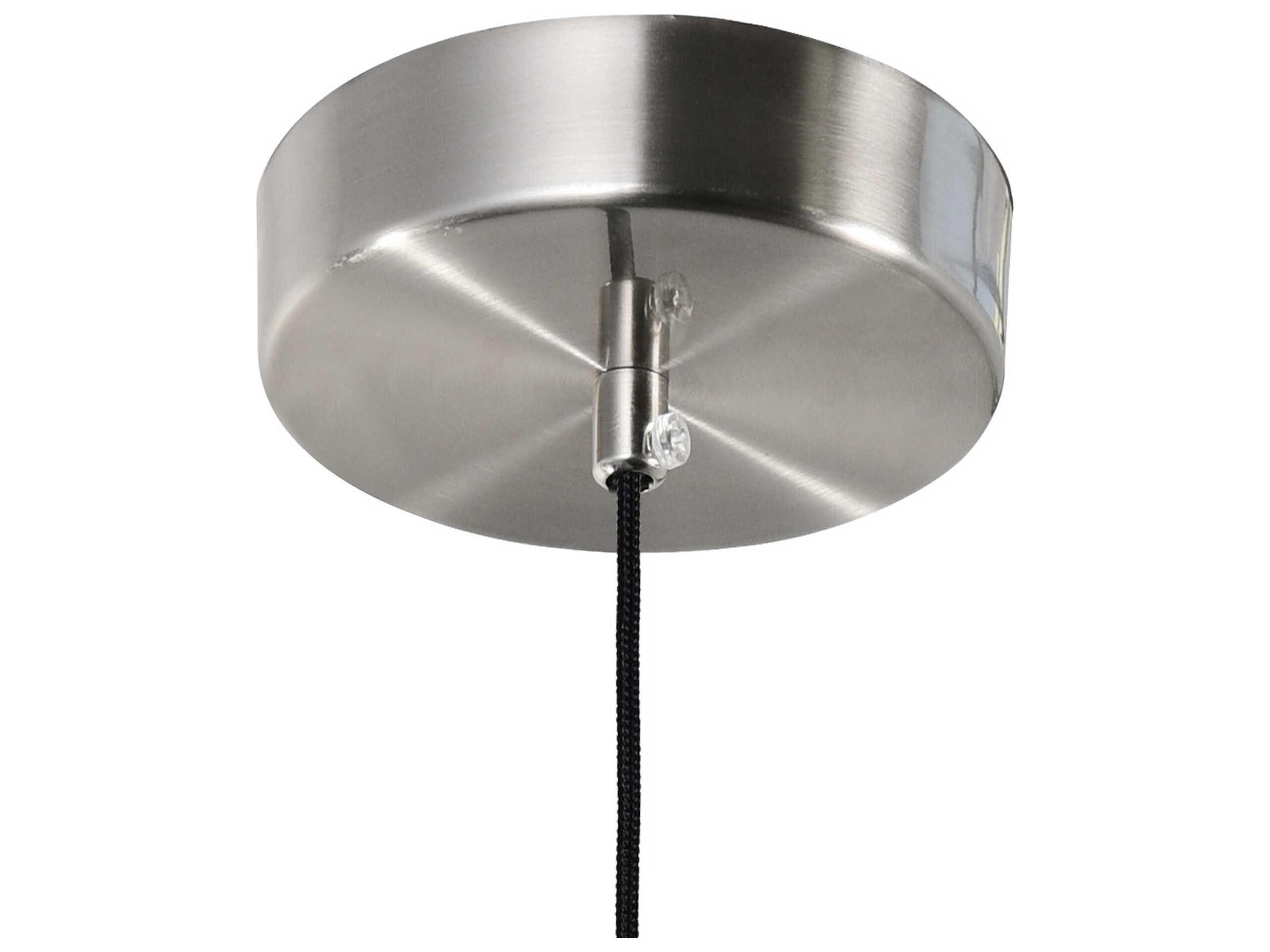 CWI Lighting Lena Satin Nickel Cylinder Mini Pendant