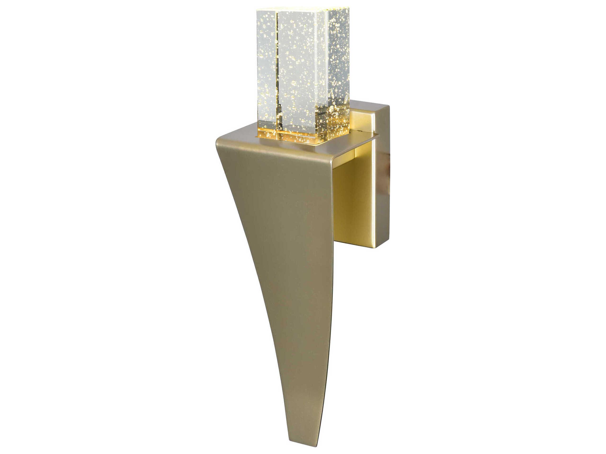 CWI Lighting Catania Satin Gold Wall Sconce