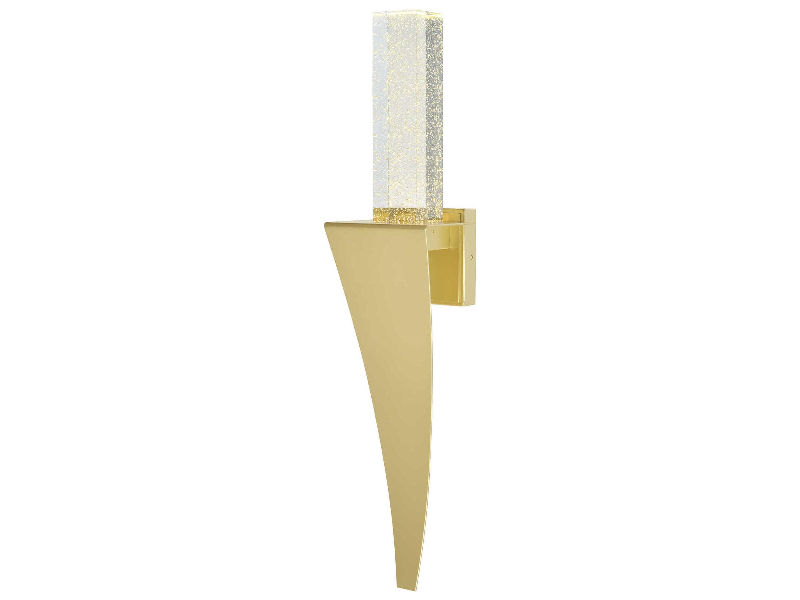 CWI Lighting Catania Satin Gold Wall Sconce