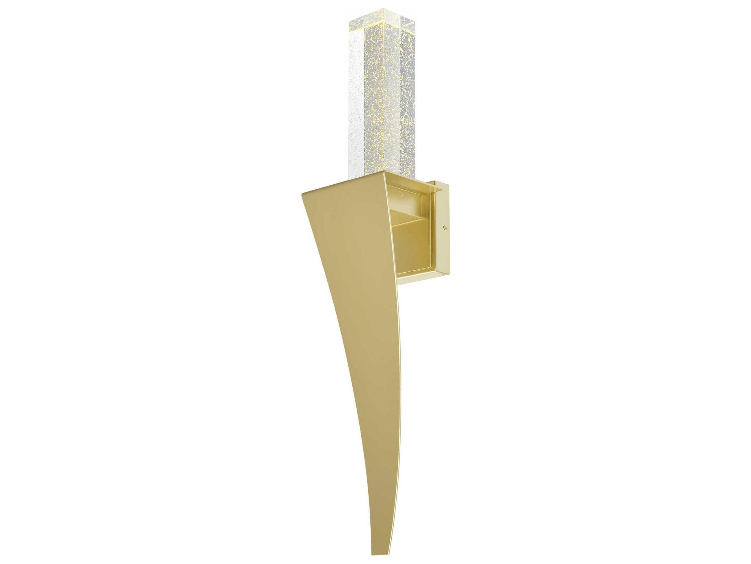CWI Lighting Catania Satin Gold Wall Sconce
