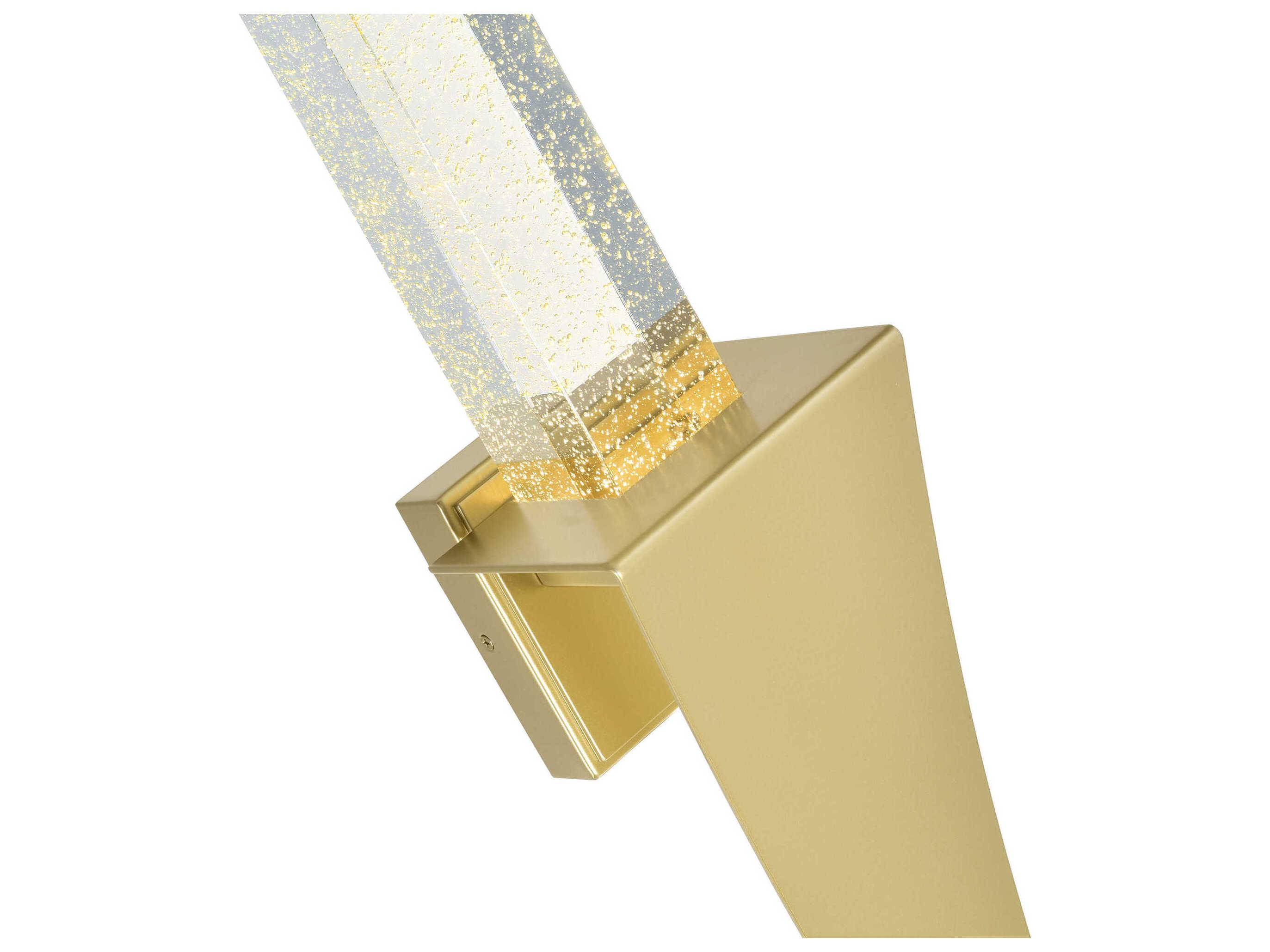 CWI Lighting Catania Satin Gold Wall Sconce