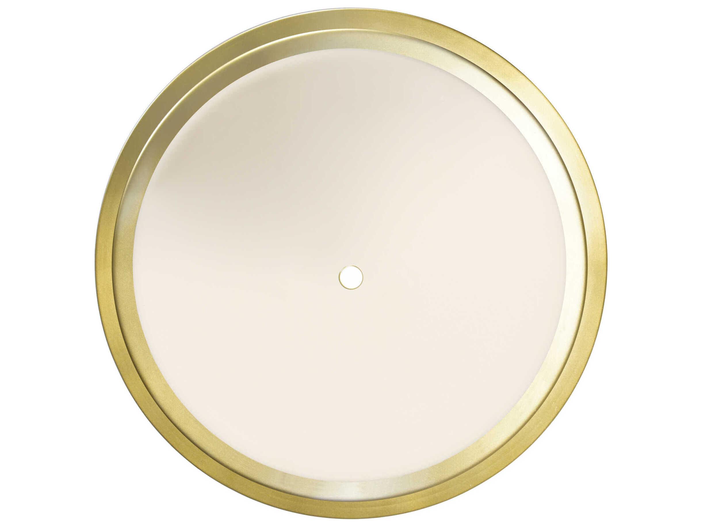 CWI Lighting Valdivia 4-Light Satin Gold Flush Mount