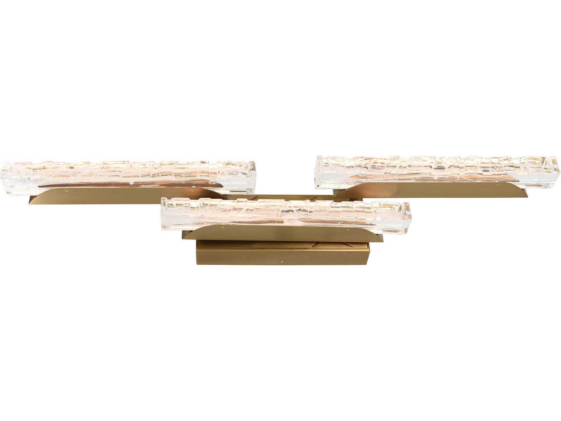 CWI Lighting Valira Brass Vanity Light