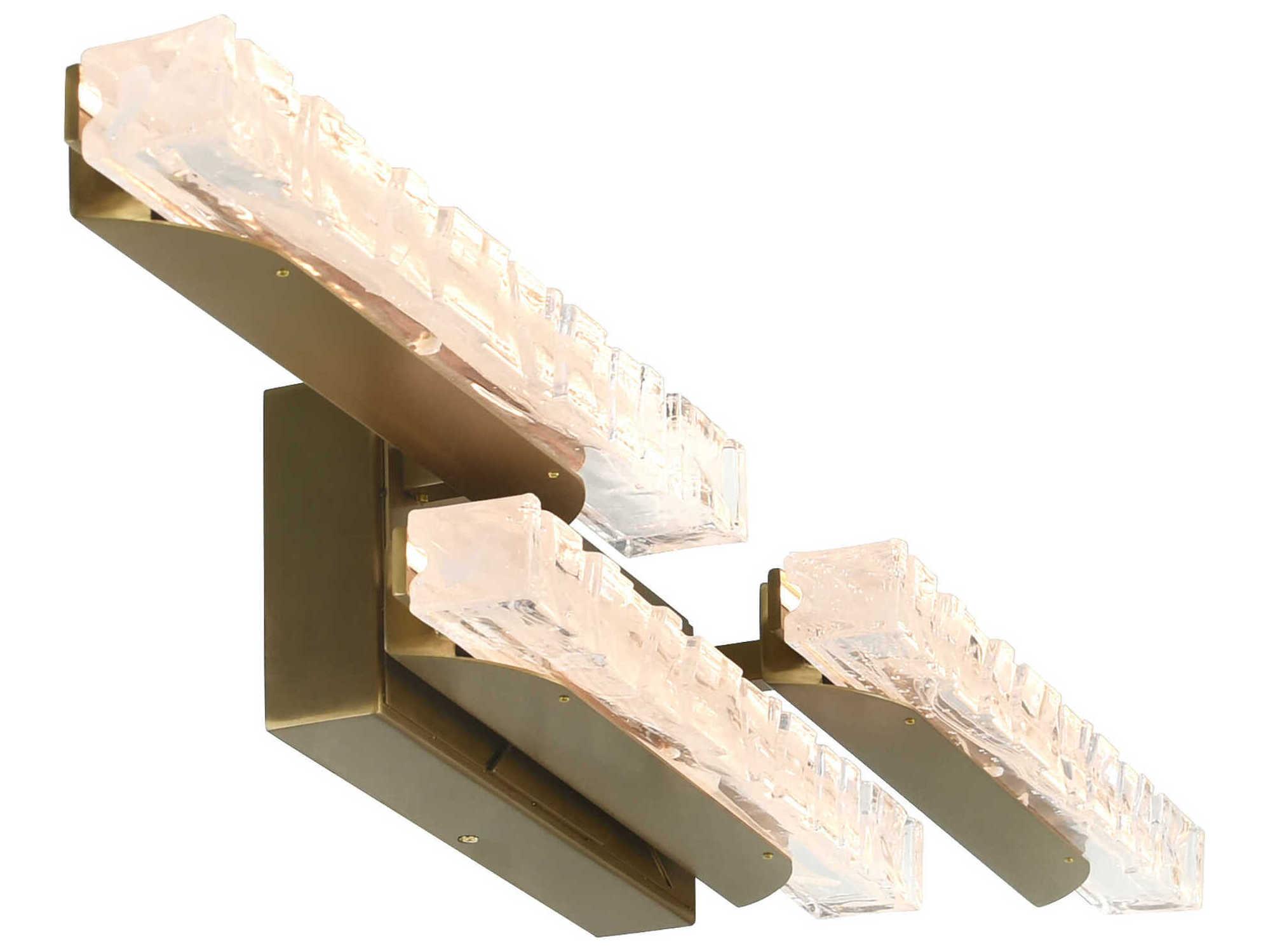 CWI Lighting Valira Brass Vanity Light