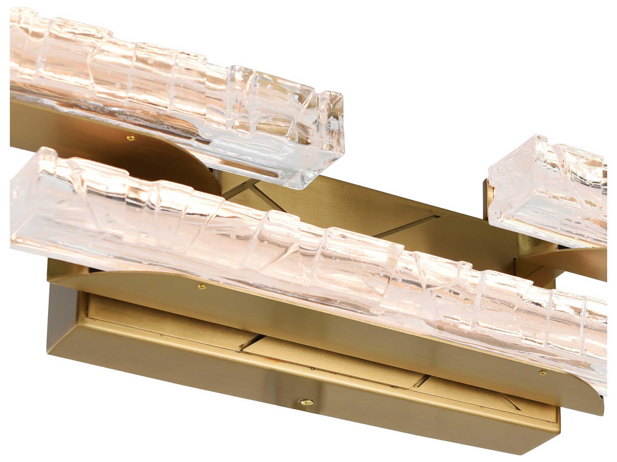 CWI Lighting Valira Brass Vanity Light