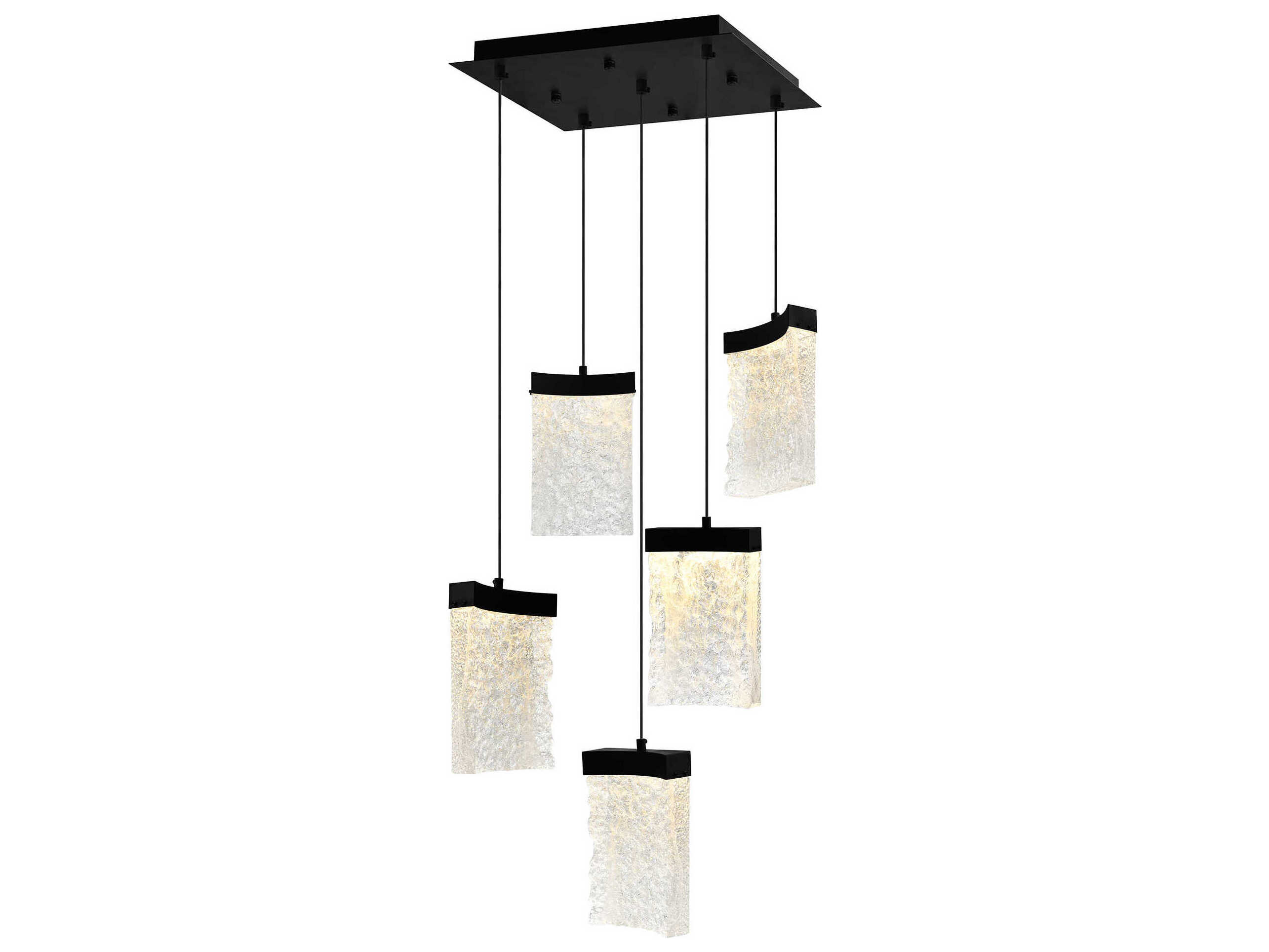 CWI Lighting Lava Black Mini Pendant