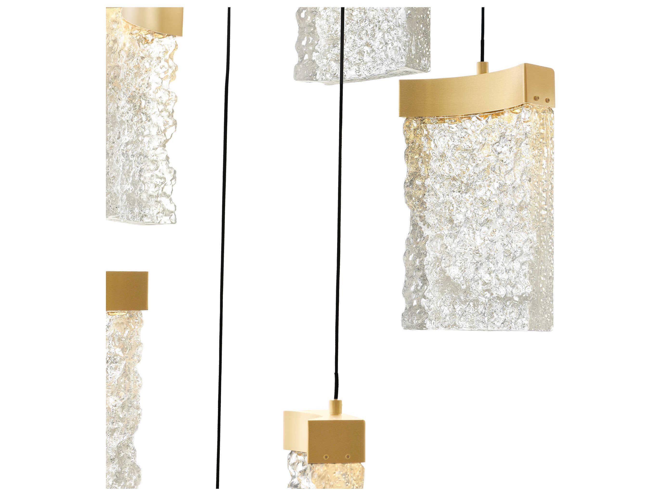 CWI Lighting Lava Brass Mini Pendant