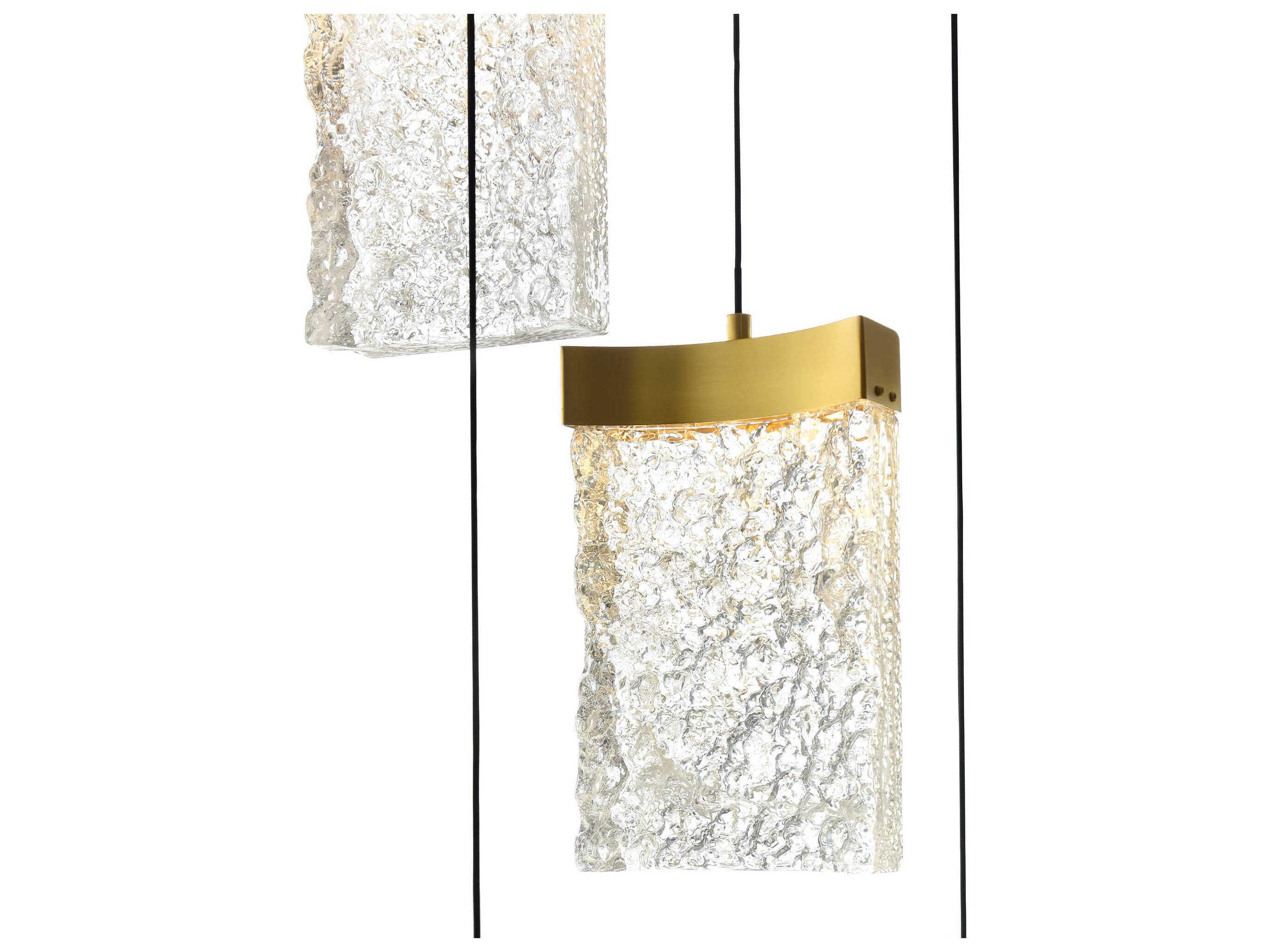 CWI Lighting Lava Brass Pendant