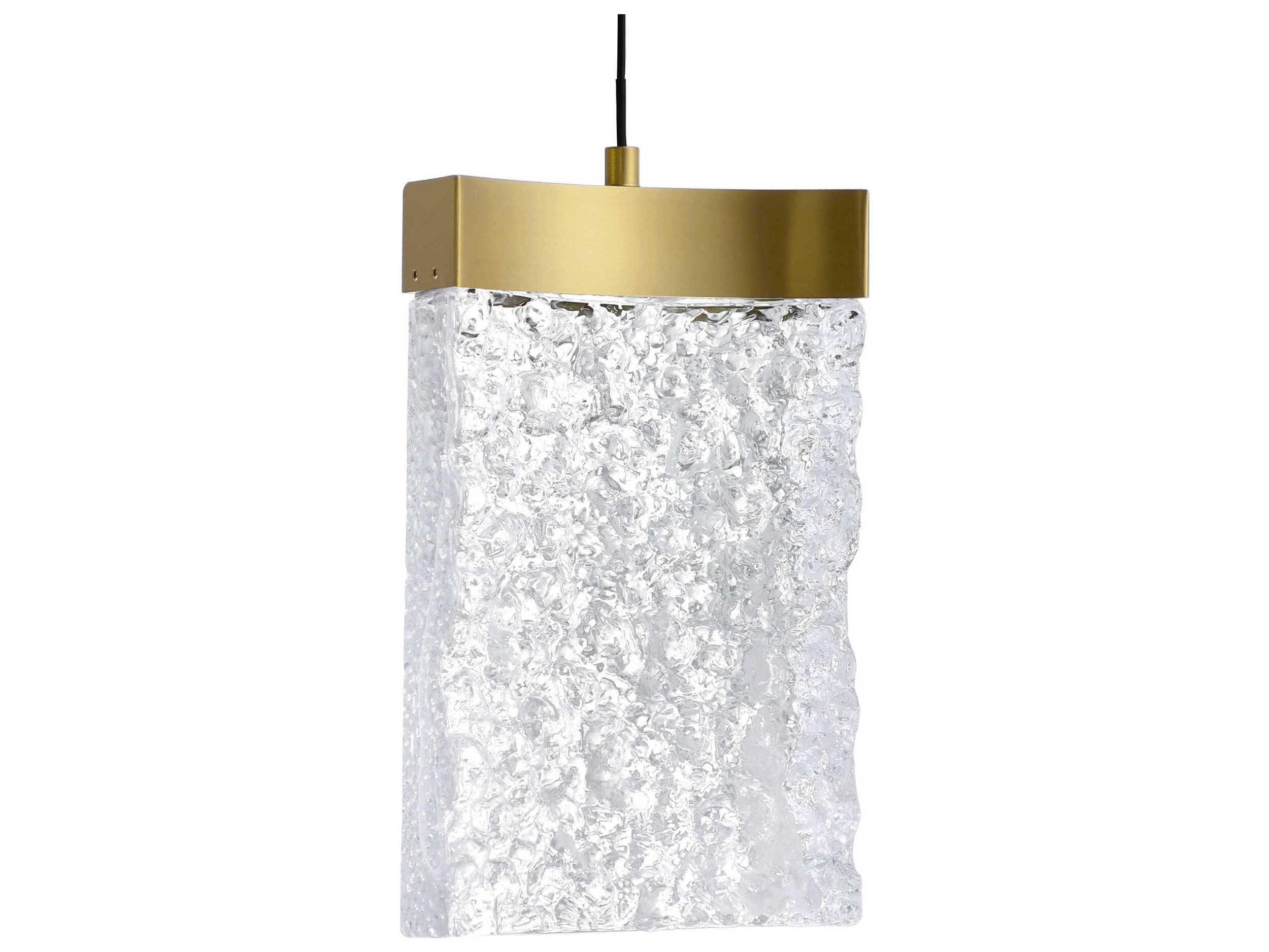 CWI Lighting Lava Brass Pendant
