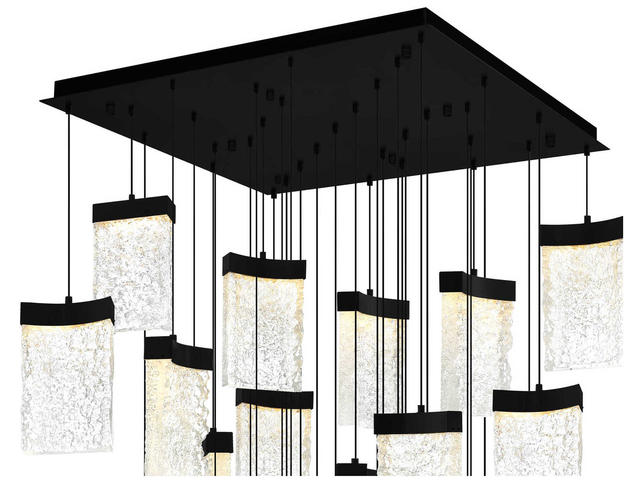 CWI Lighting Lava Black Pendant