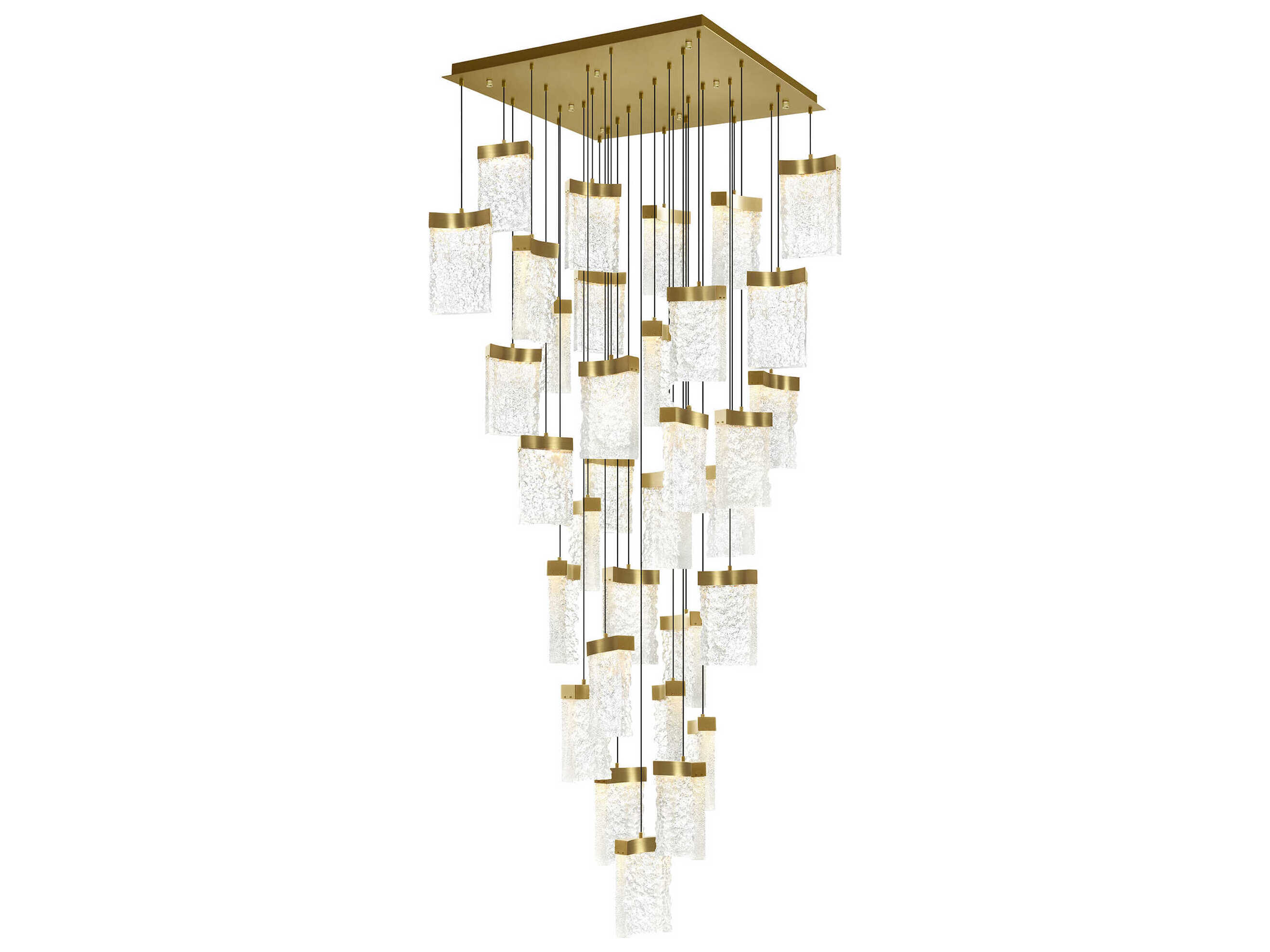 CWI Lighting Lava Brass Pendant