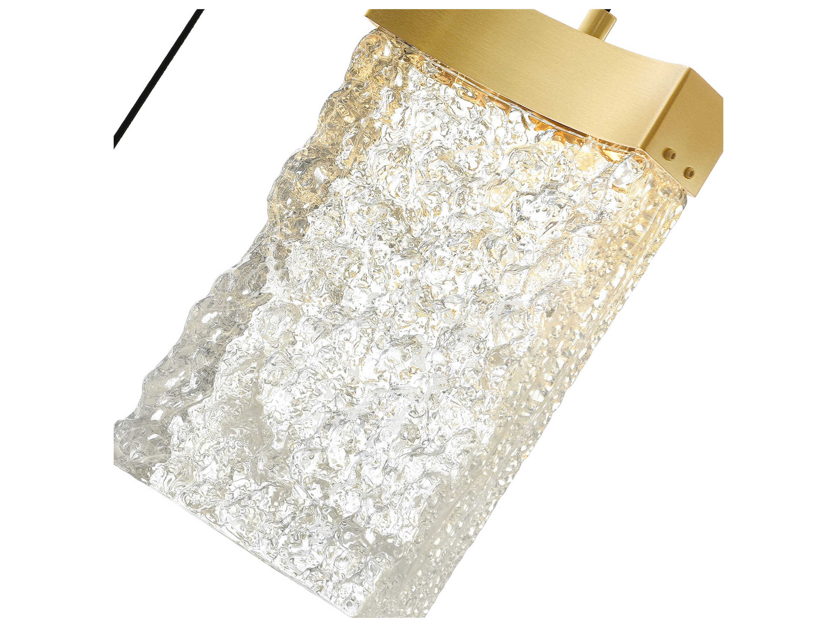 CWI Lighting Lava Brass Pendant