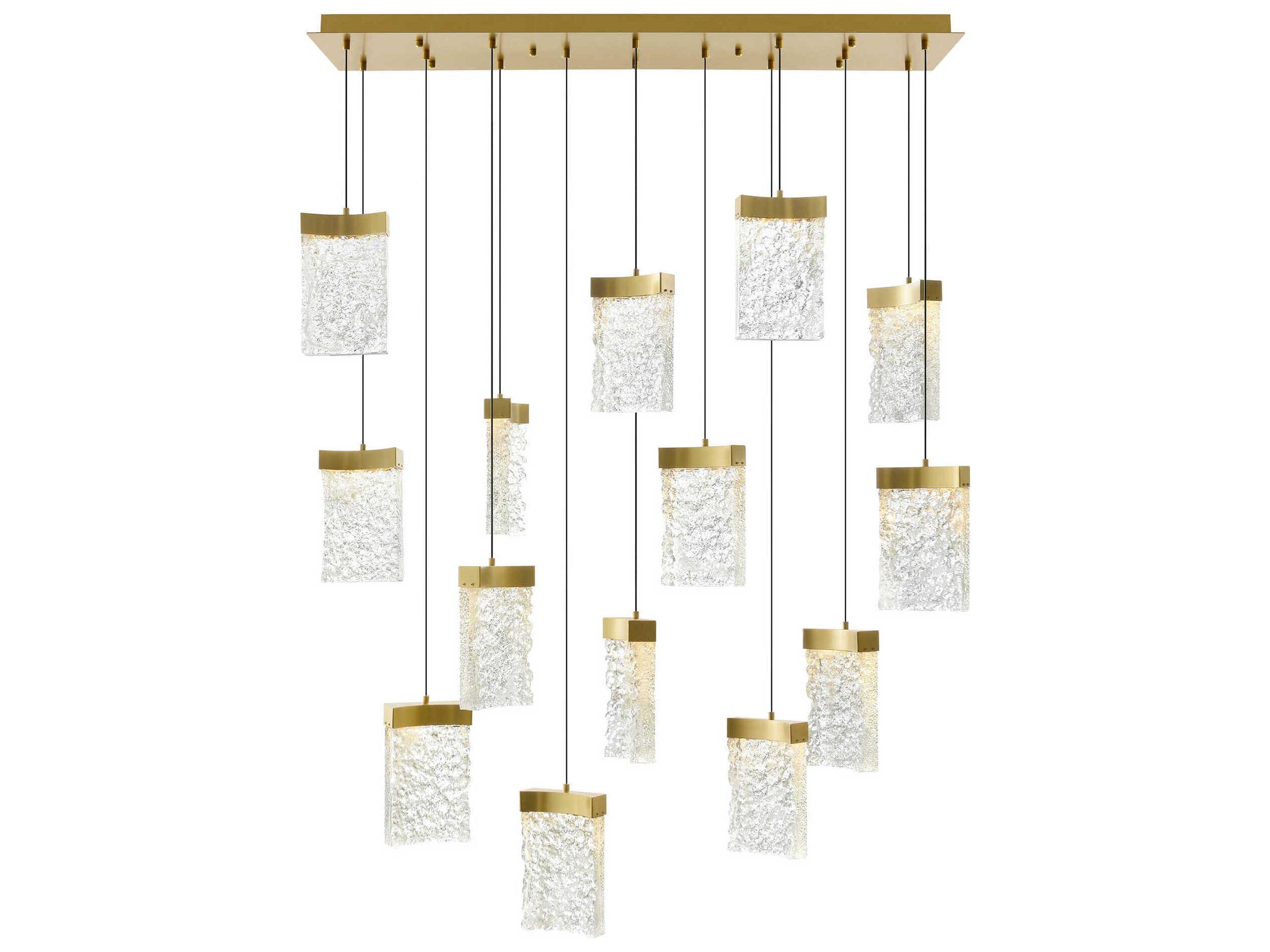 CWI Lighting Lava Brass Island Pendant