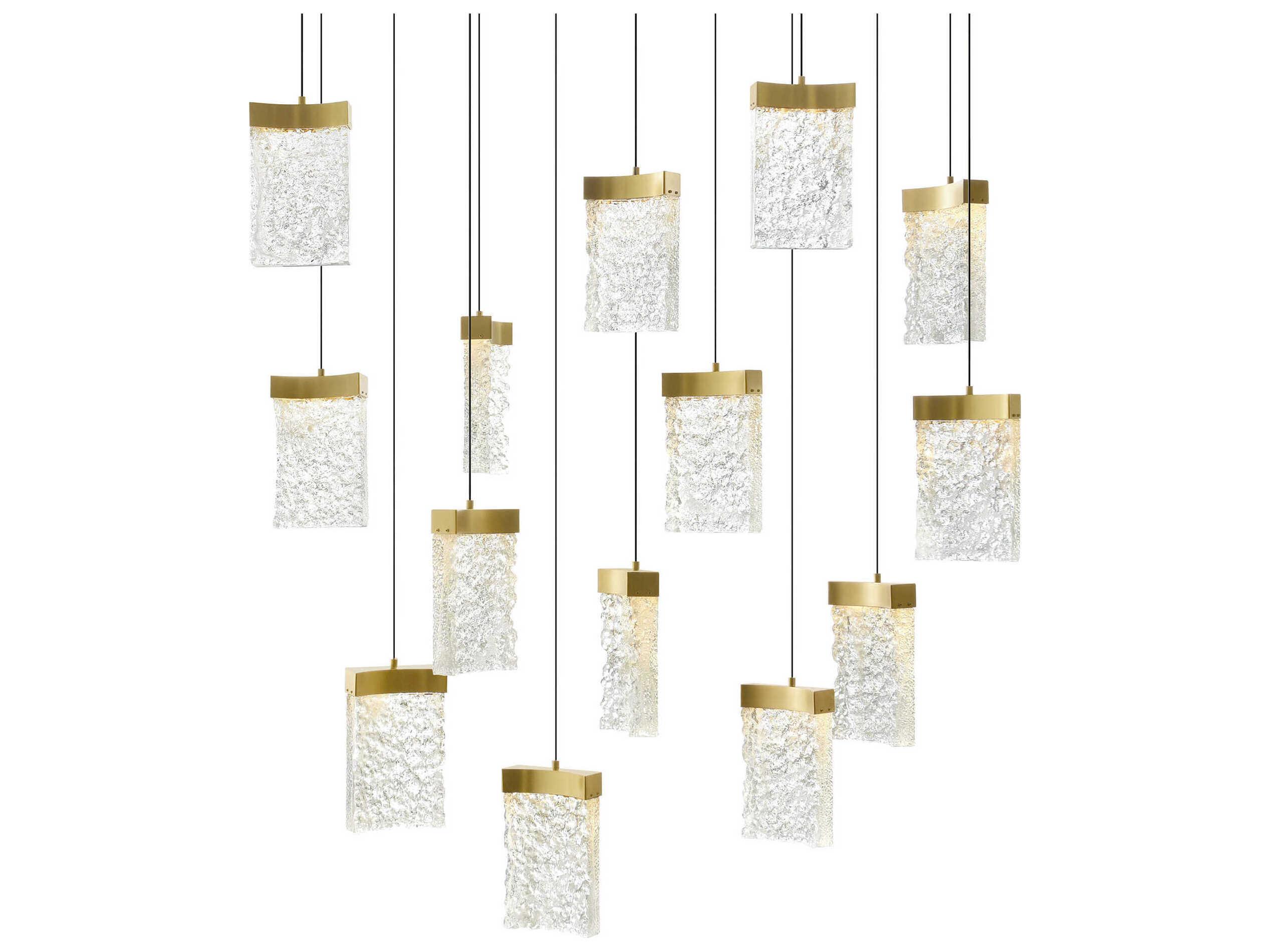 CWI Lighting Lava Brass Island Pendant