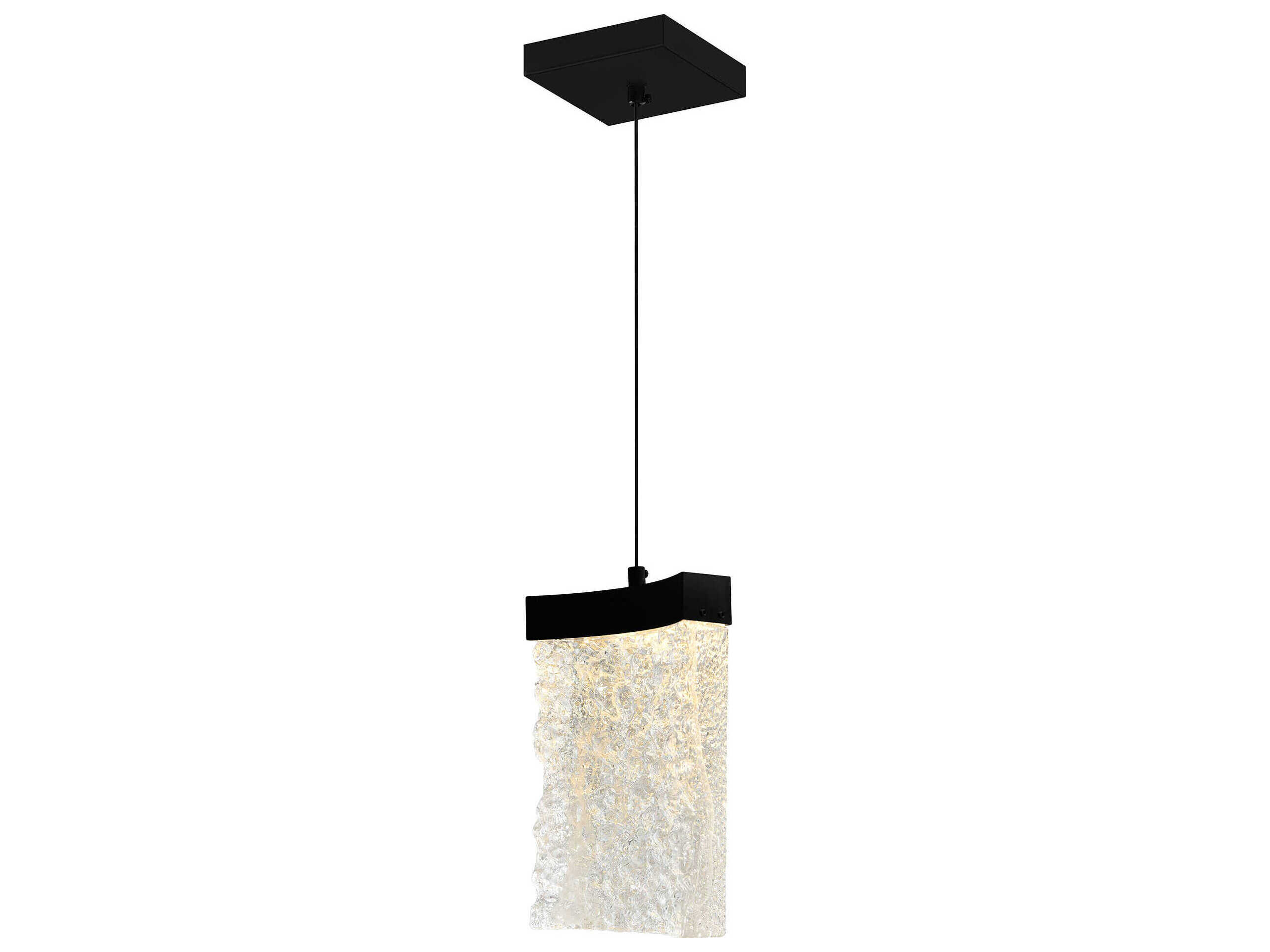 CWI Lighting Lava Black Mini Pendant