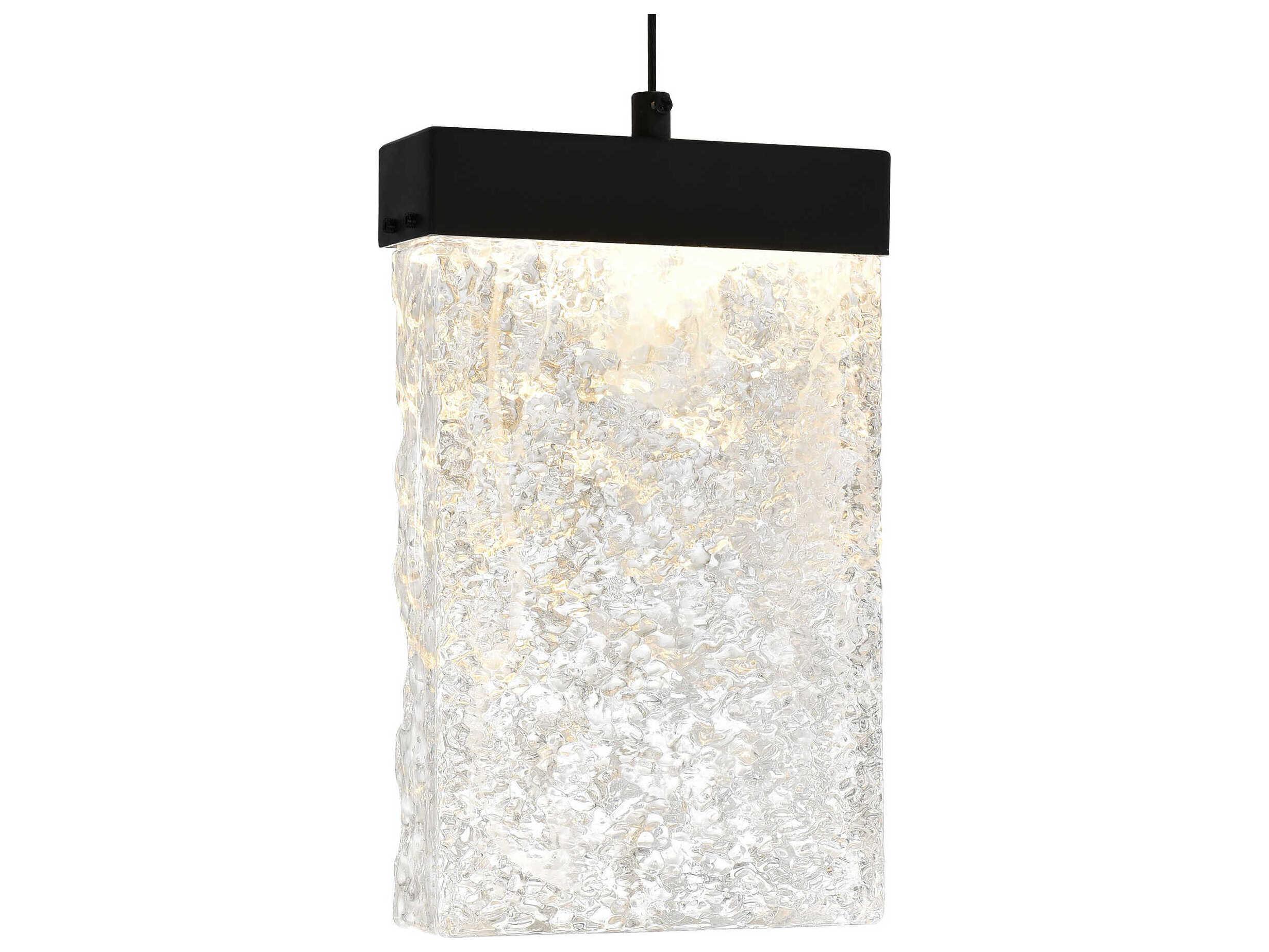 CWI Lighting Lava Black Mini Pendant