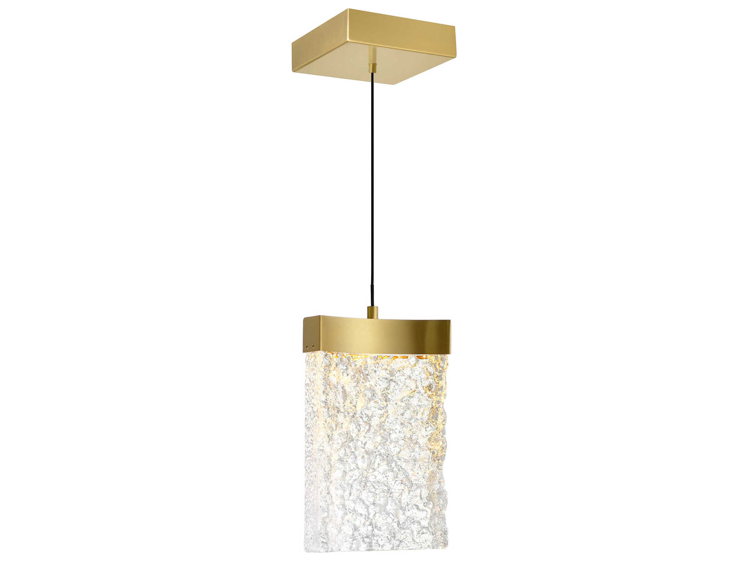 CWI Lighting Lava Brass Mini Pendant