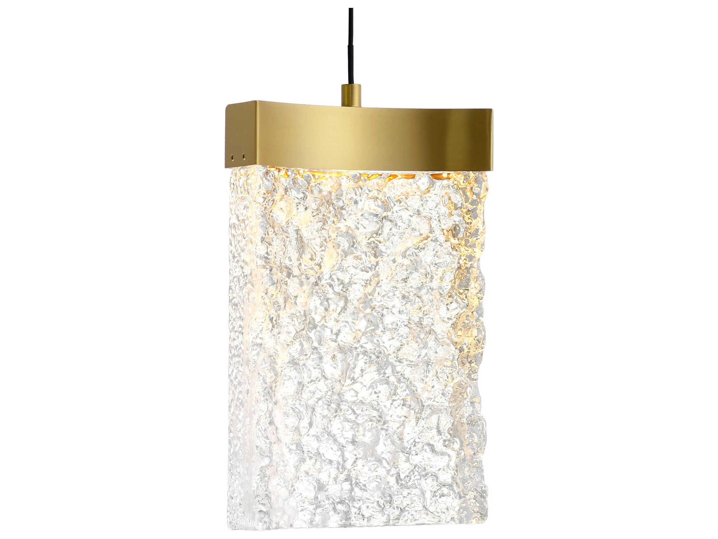 CWI Lighting Lava Brass Mini Pendant