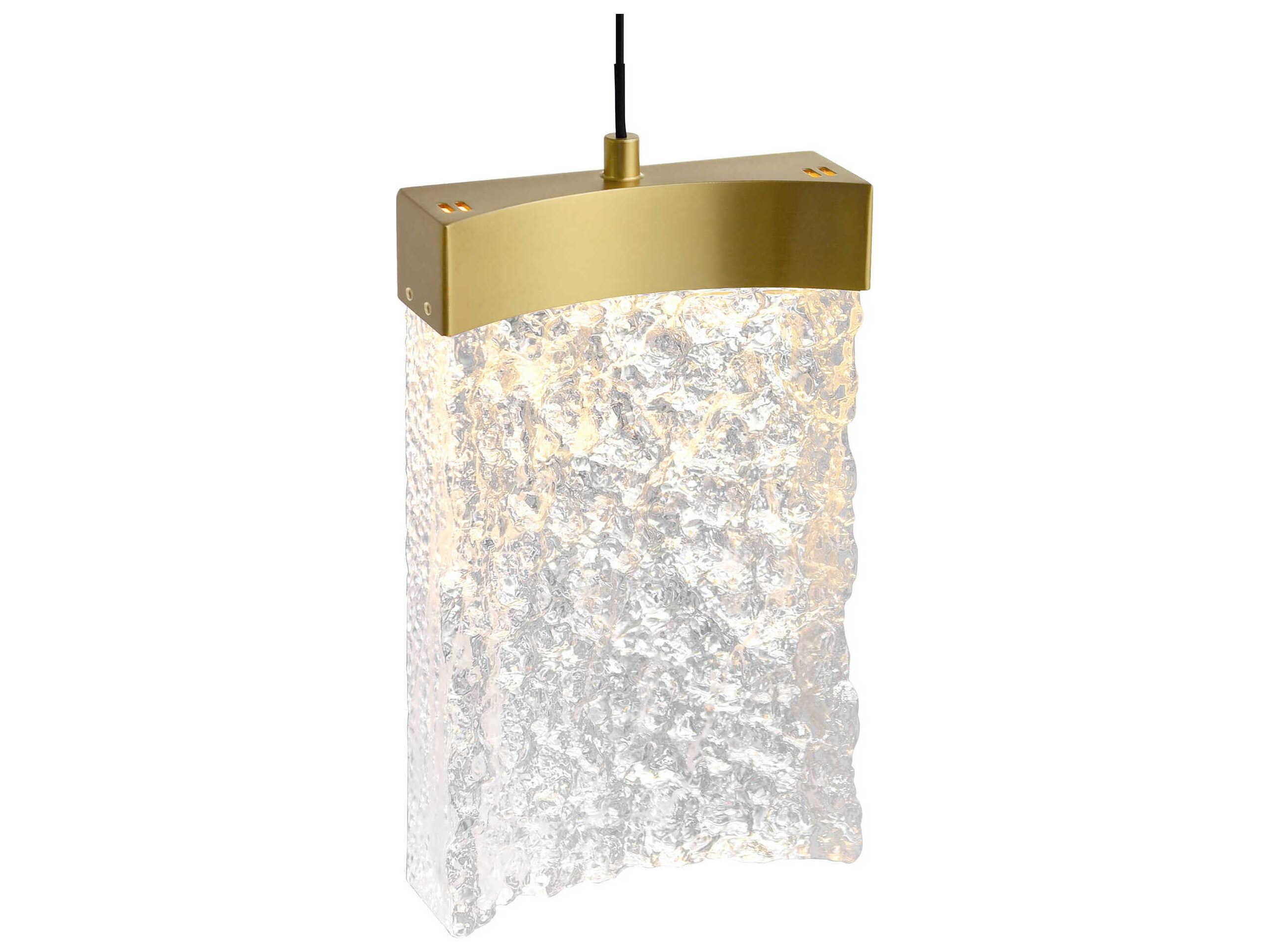 CWI Lighting Lava Brass Mini Pendant