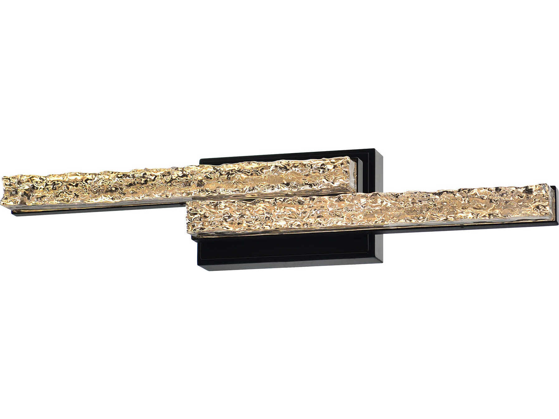 CWI Lighting Stagger Black Vanity Light