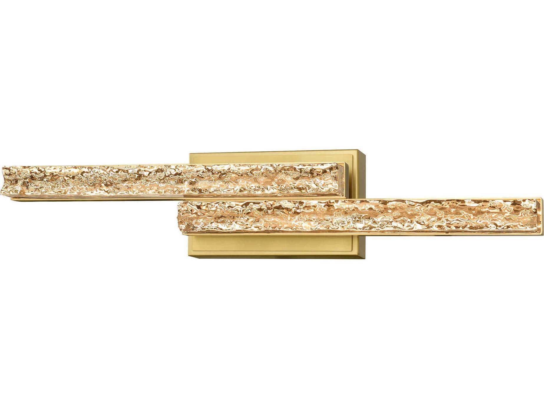 CWI Lighting Stagger Brass Vanity Light