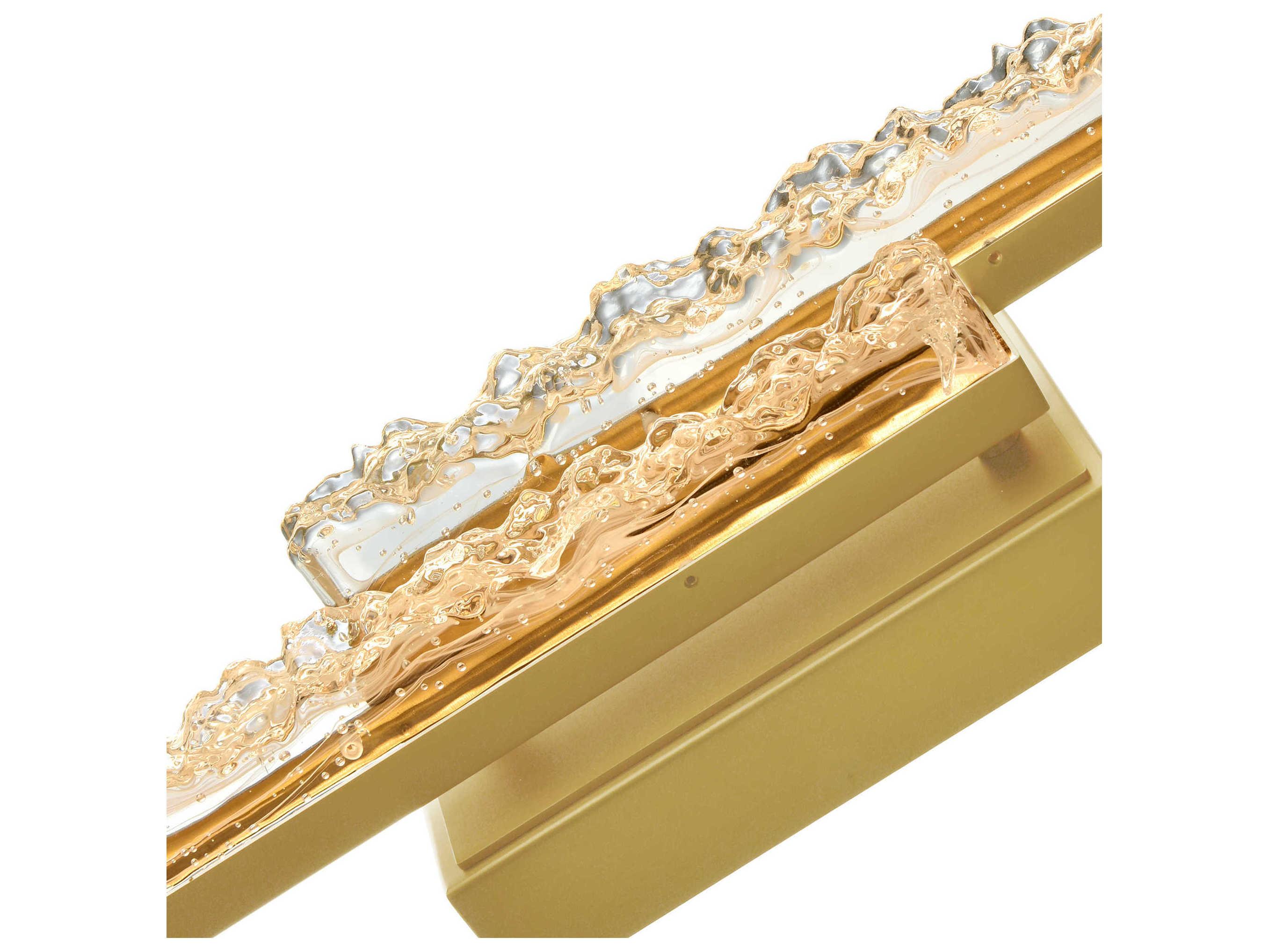 CWI Lighting Stagger Brass Vanity Light