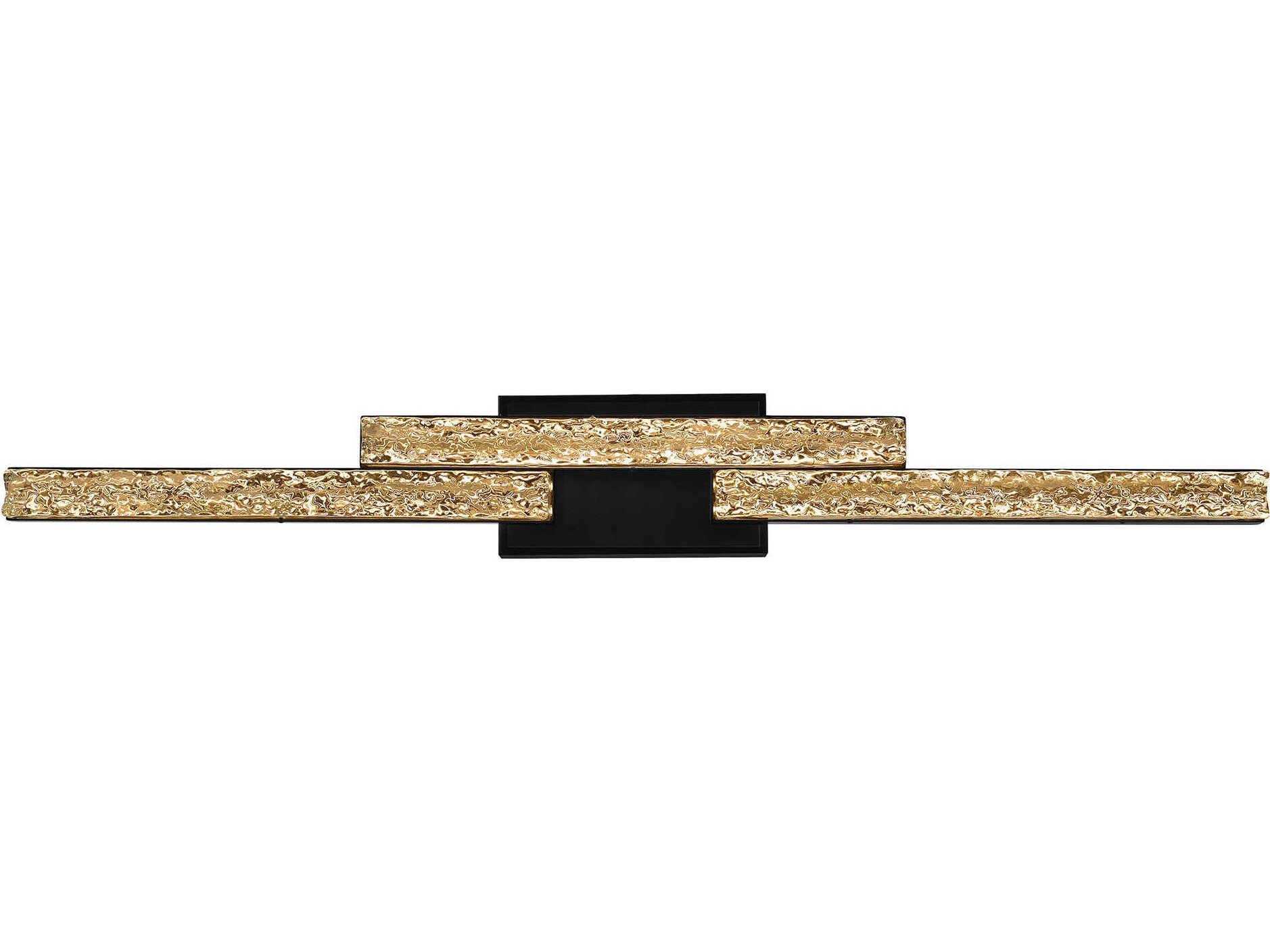 CWI Lighting Stagger Black Vanity Light