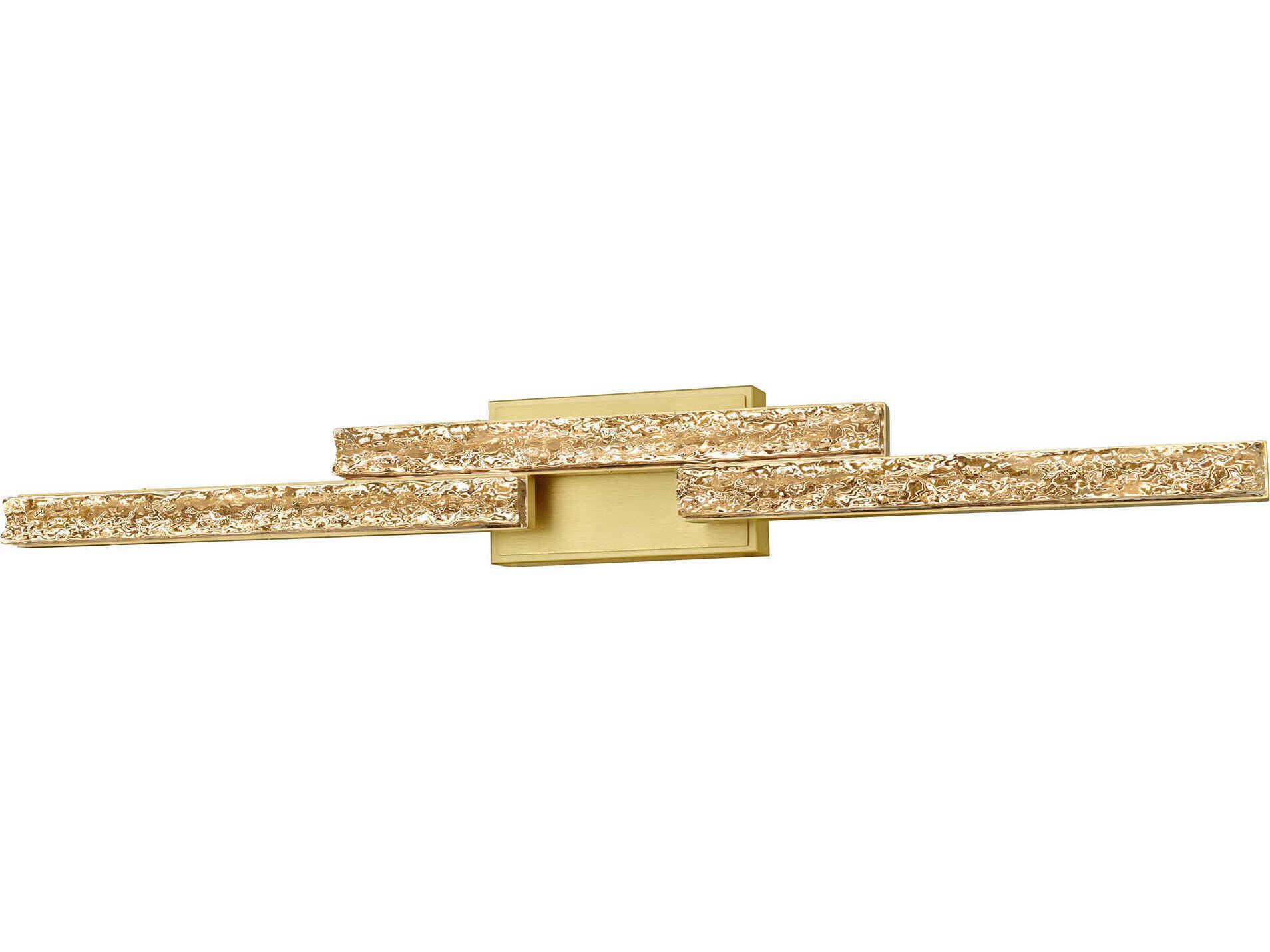 CWI Lighting Stagger Brass Vanity Light