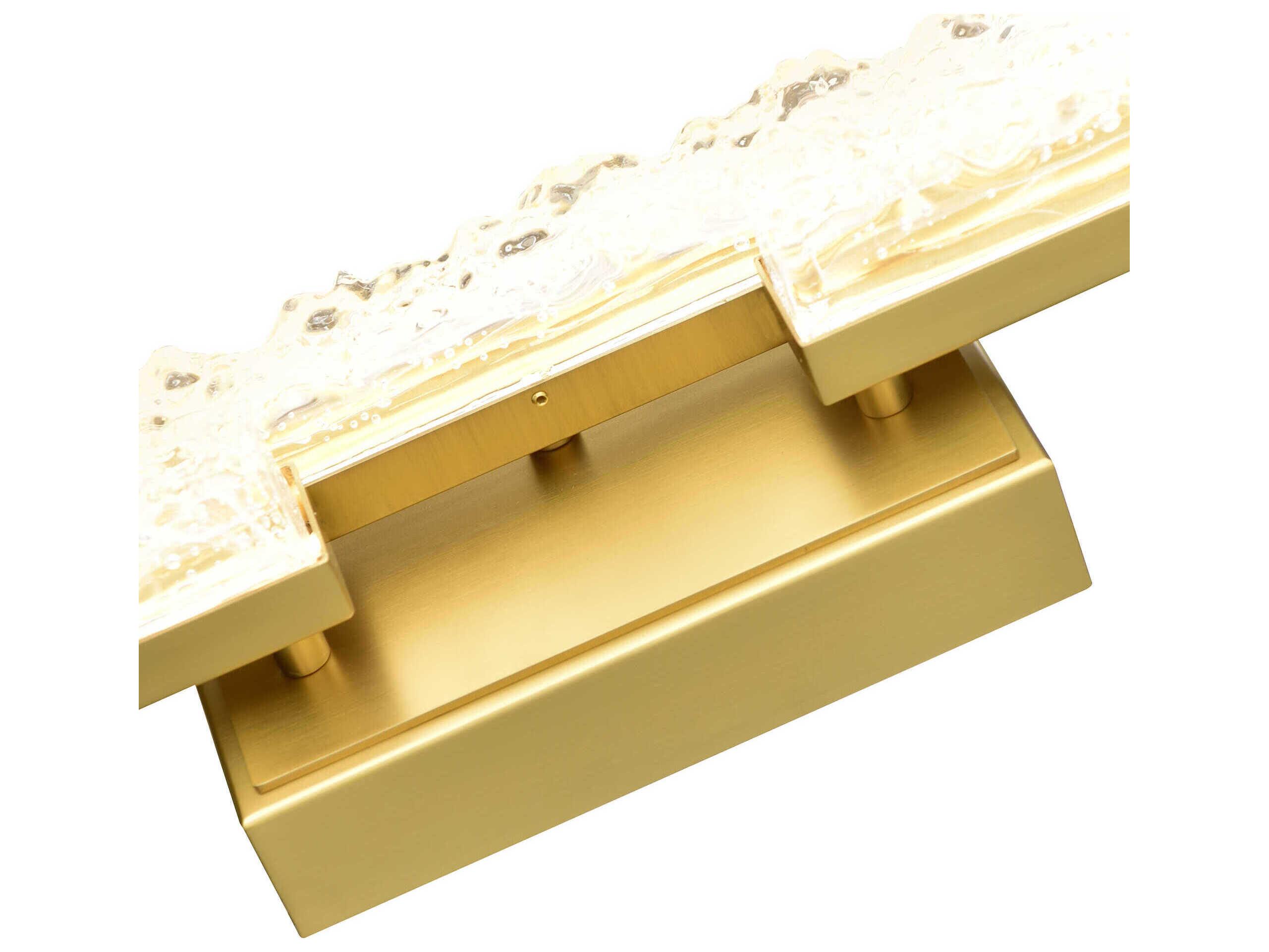 CWI Lighting Stagger Brass Vanity Light